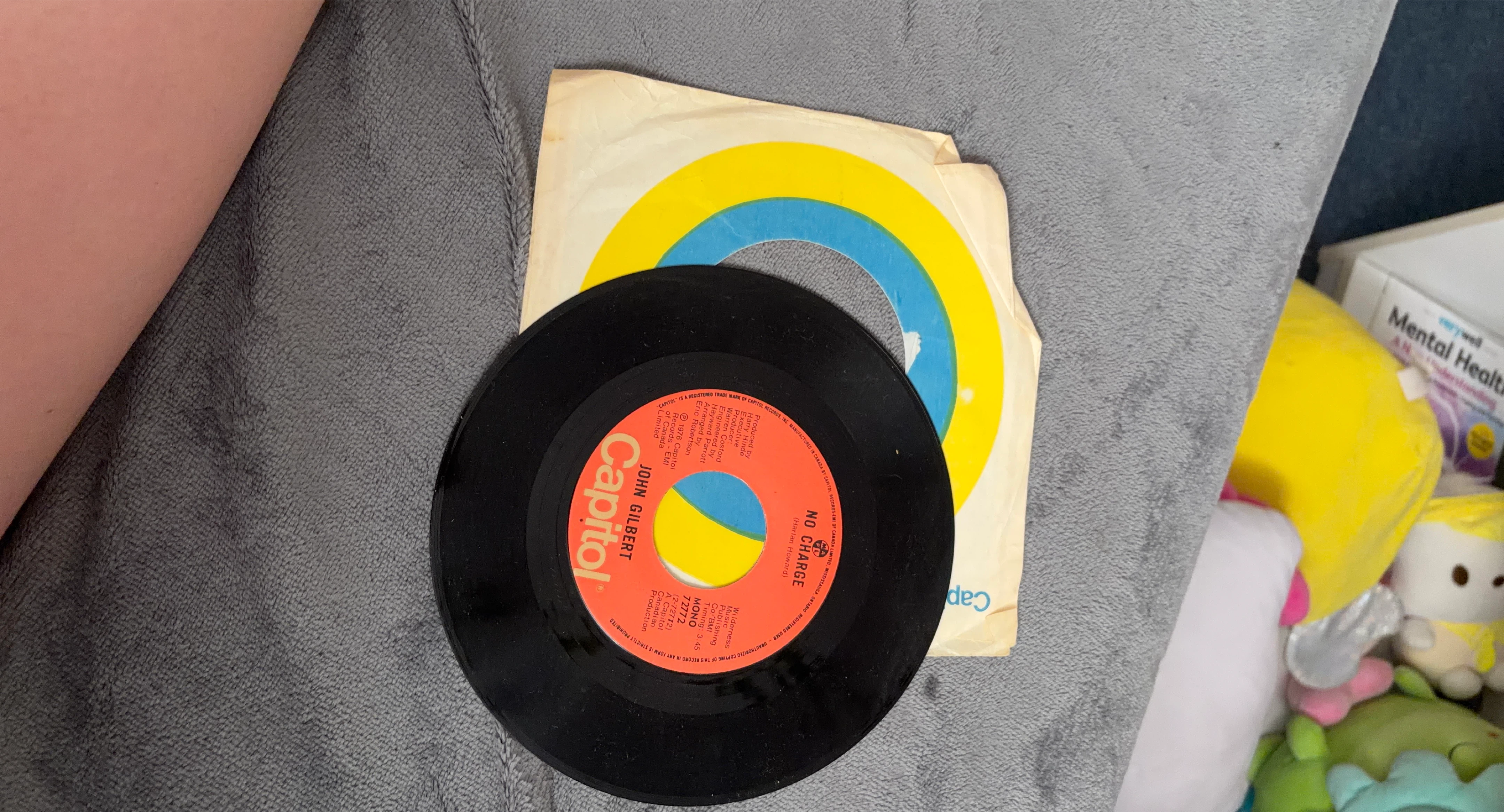 John Gilbert - No Charge 7" Vinyl Record