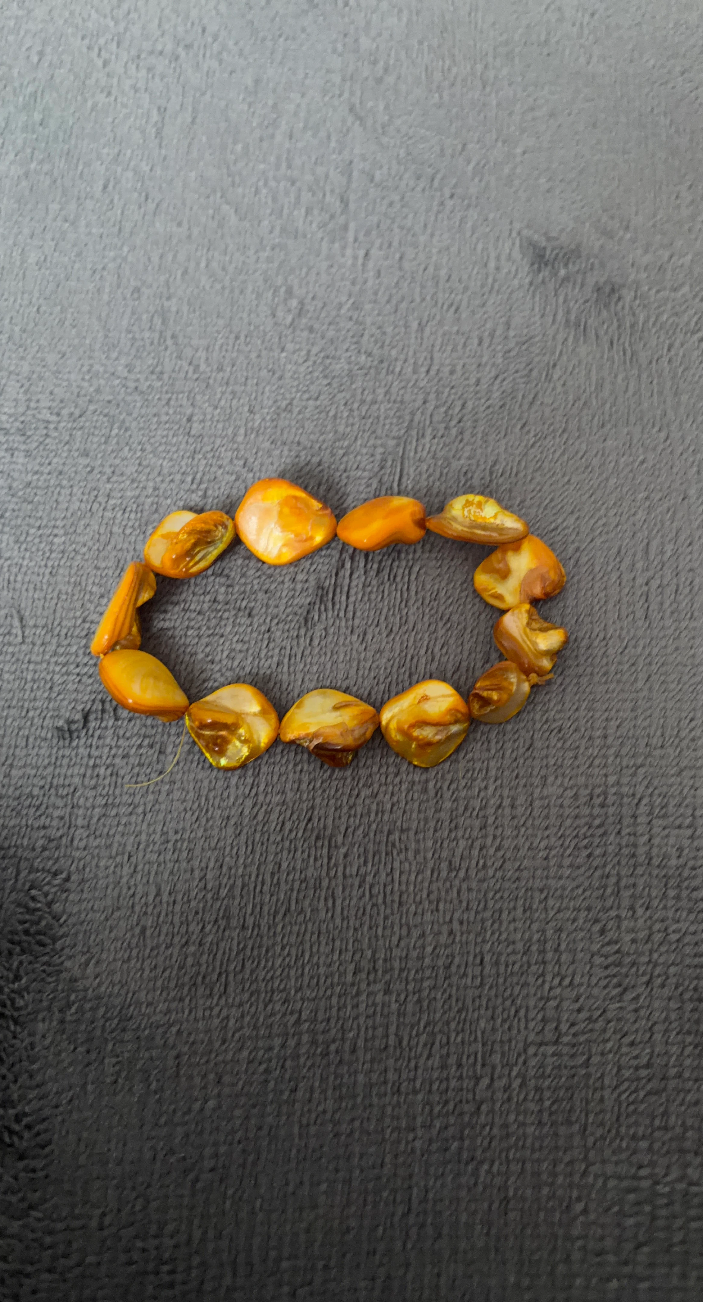 Handmade Amber Beads Bracelet