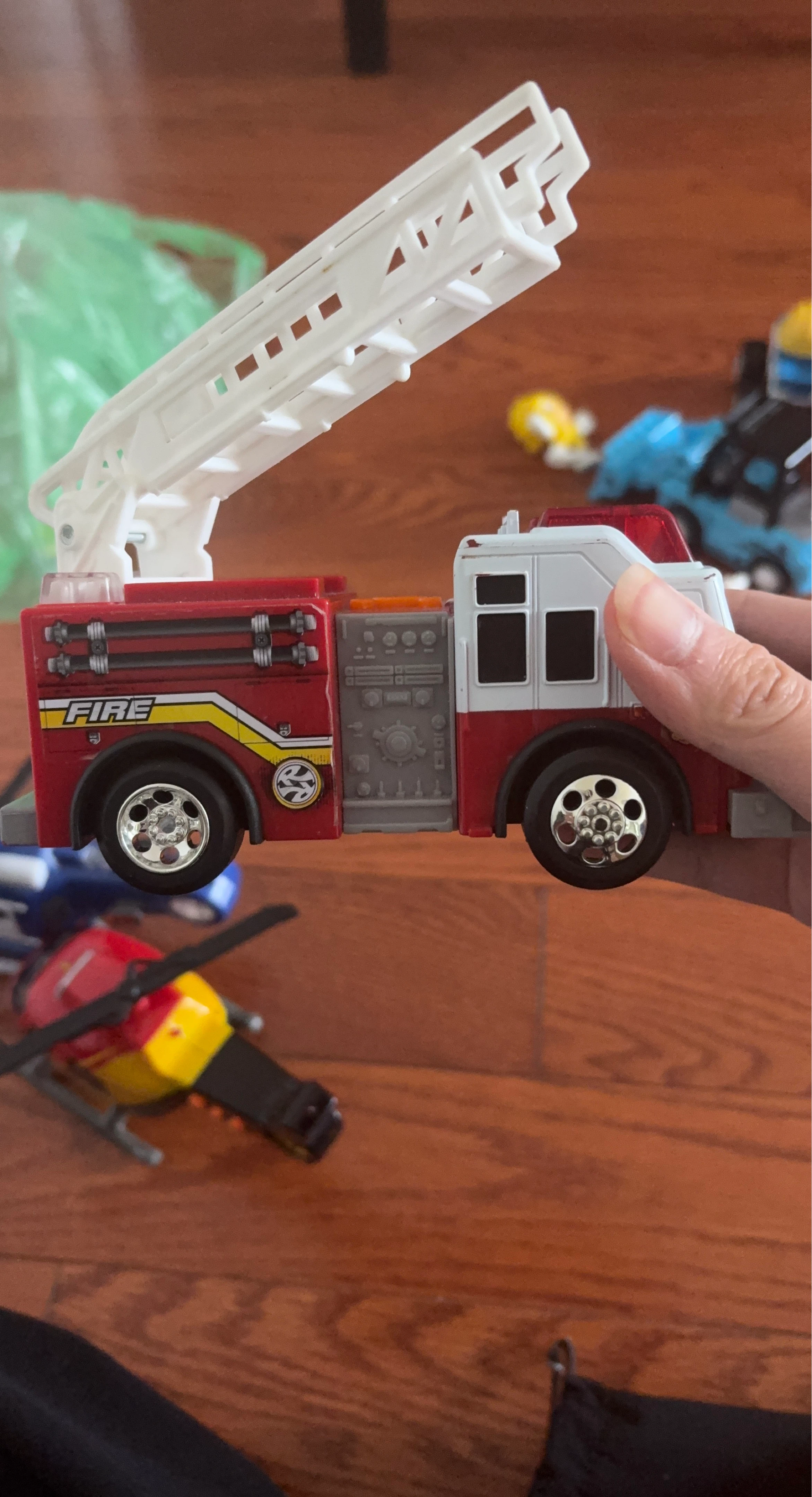 Toy Fire Truck with Ladder