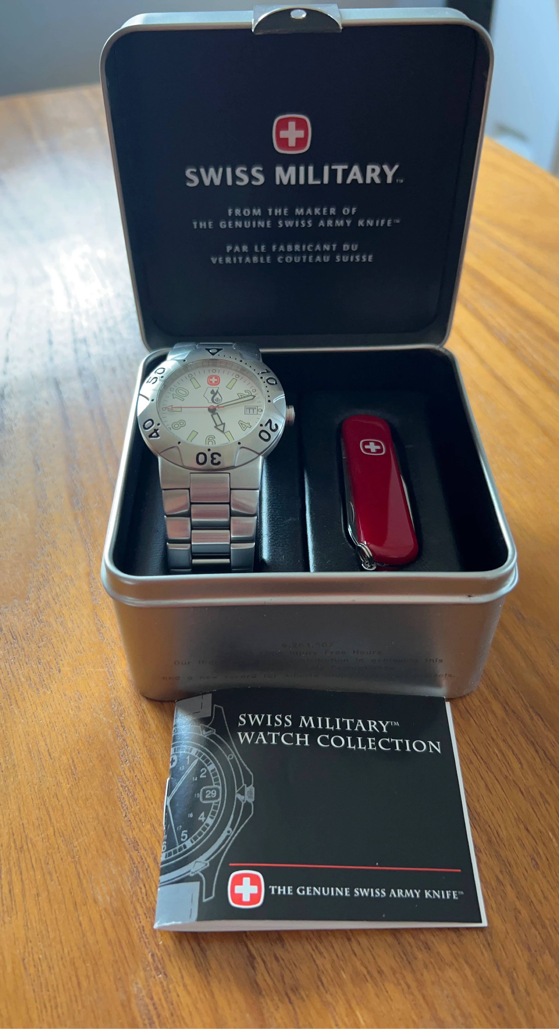 Swiss Military Watch and Pocket Knife Set 🌱