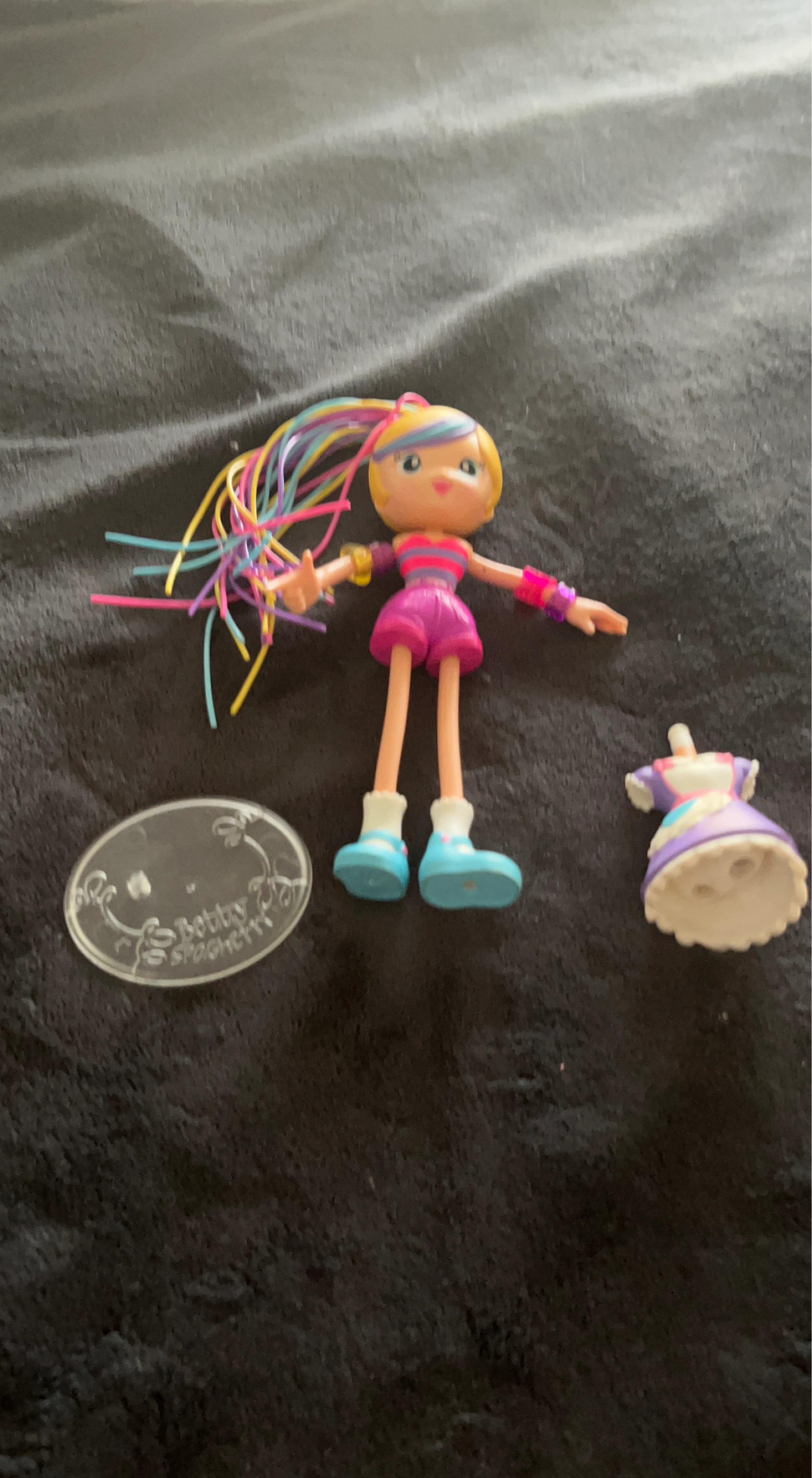 Betty Spaghetti Doll with Stand and Dress
