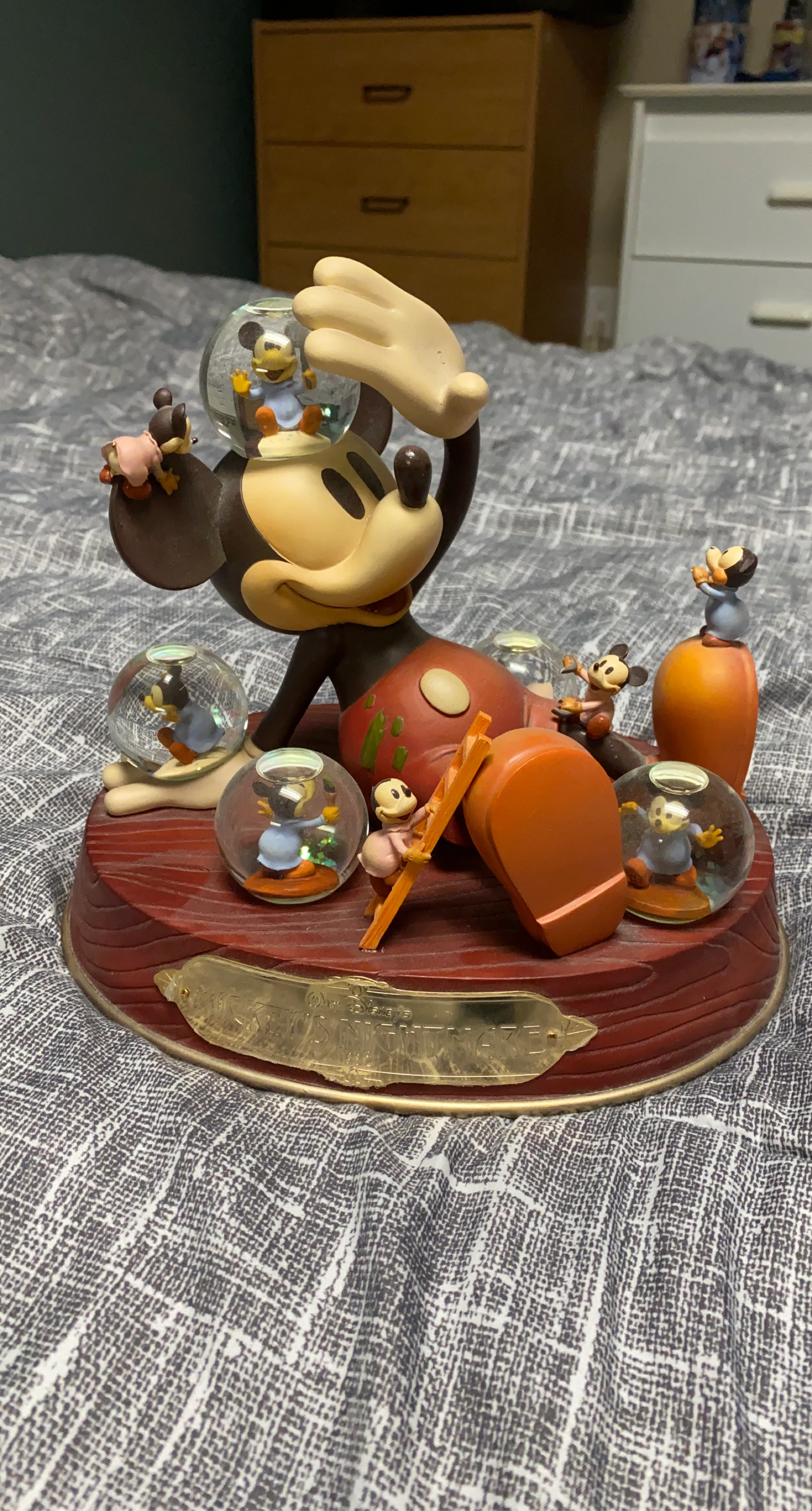 Disney Mickey's Nightmare Snow Globe Collection