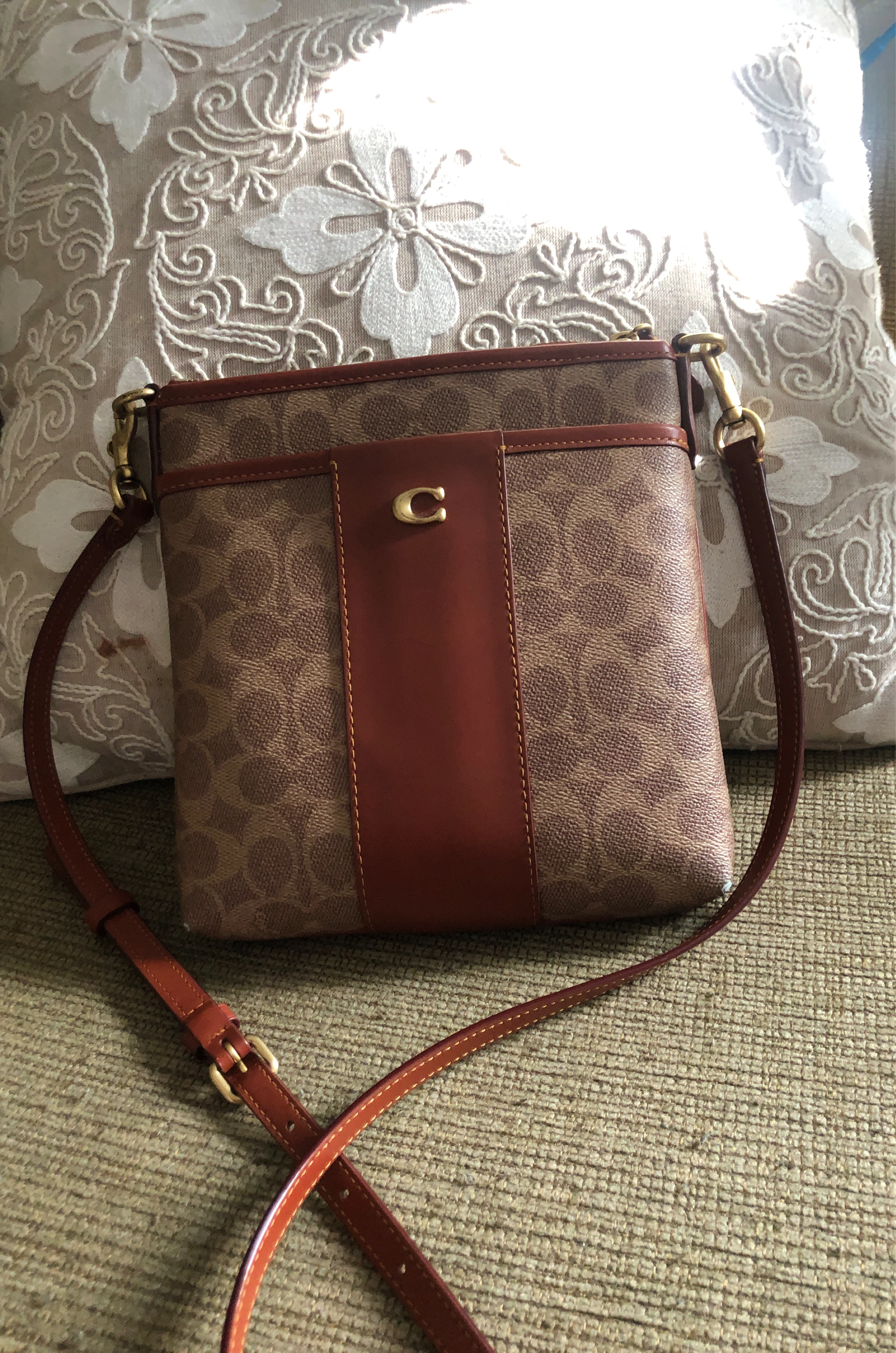 Coach Monogram Crossbody Bag