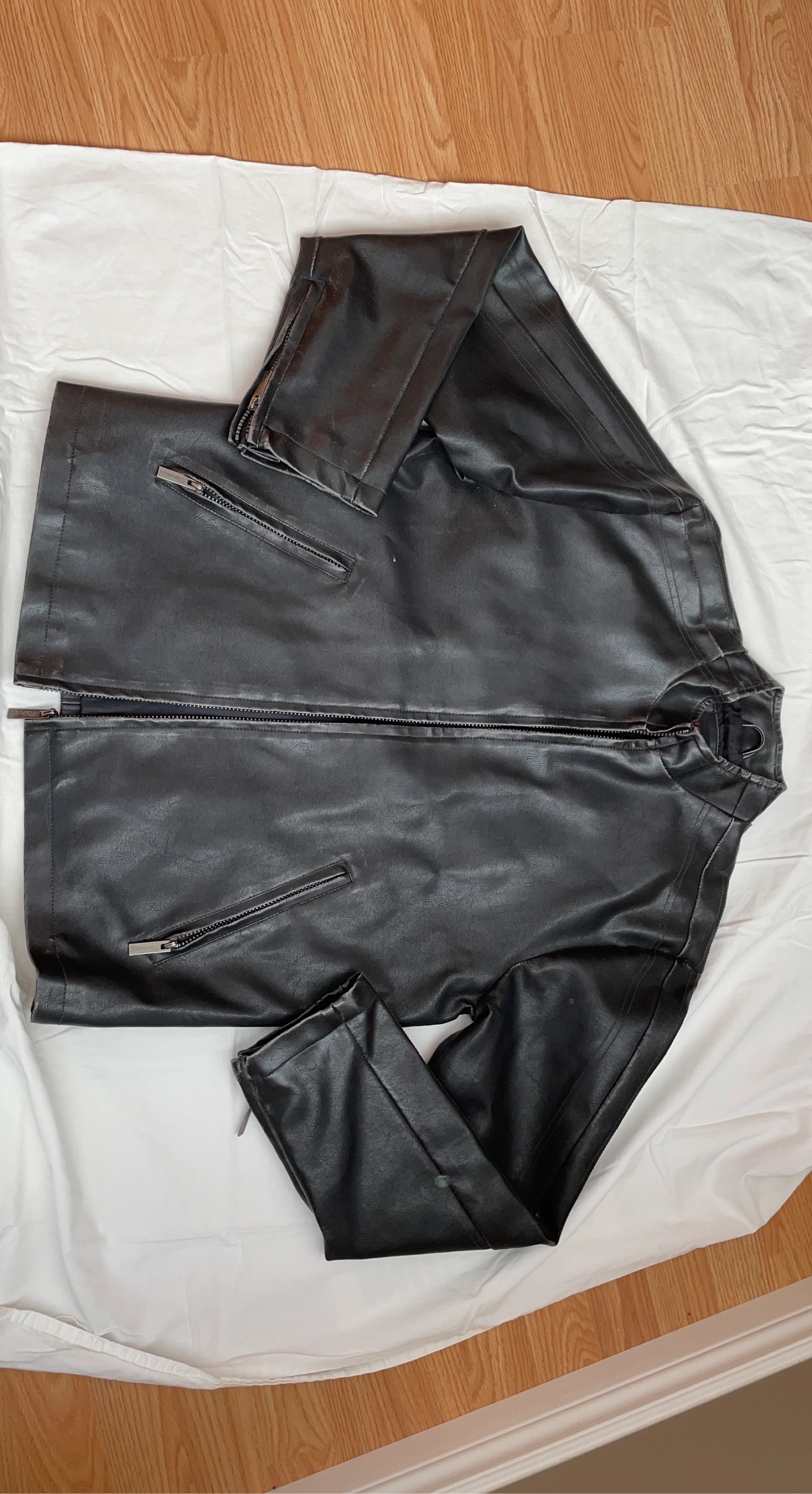 Fiorucci Faux Leather Jacket Size S/P
