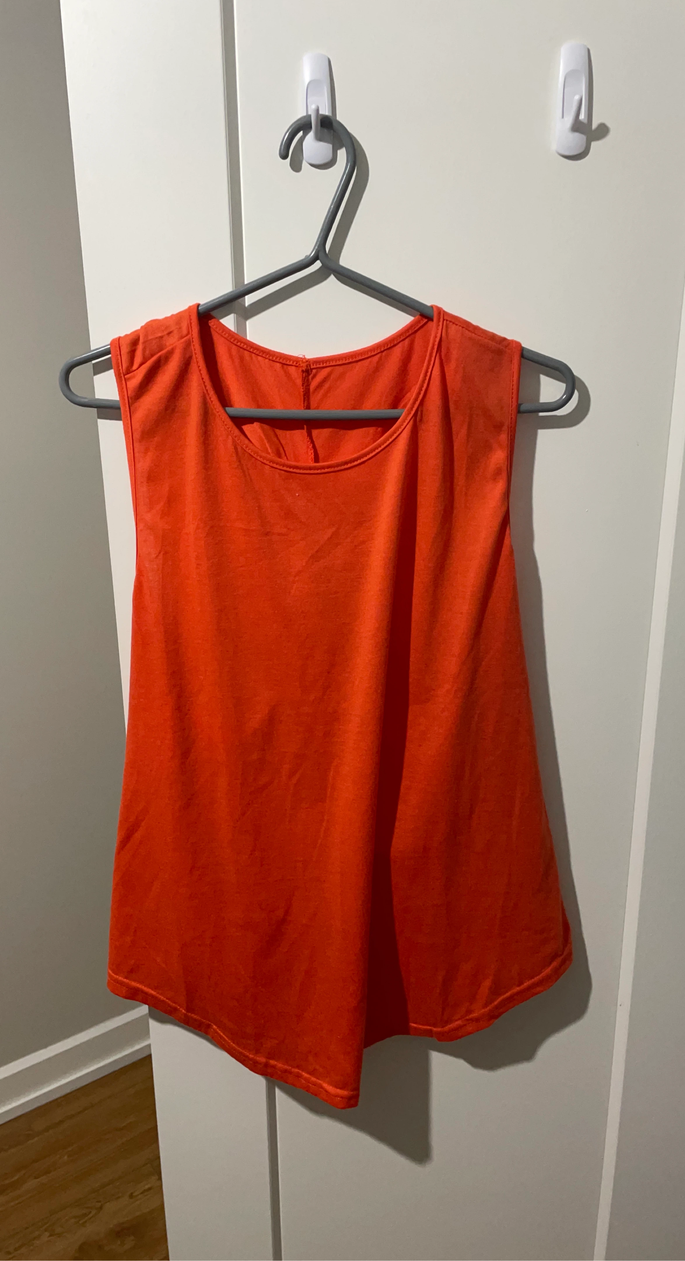 Orange tank top