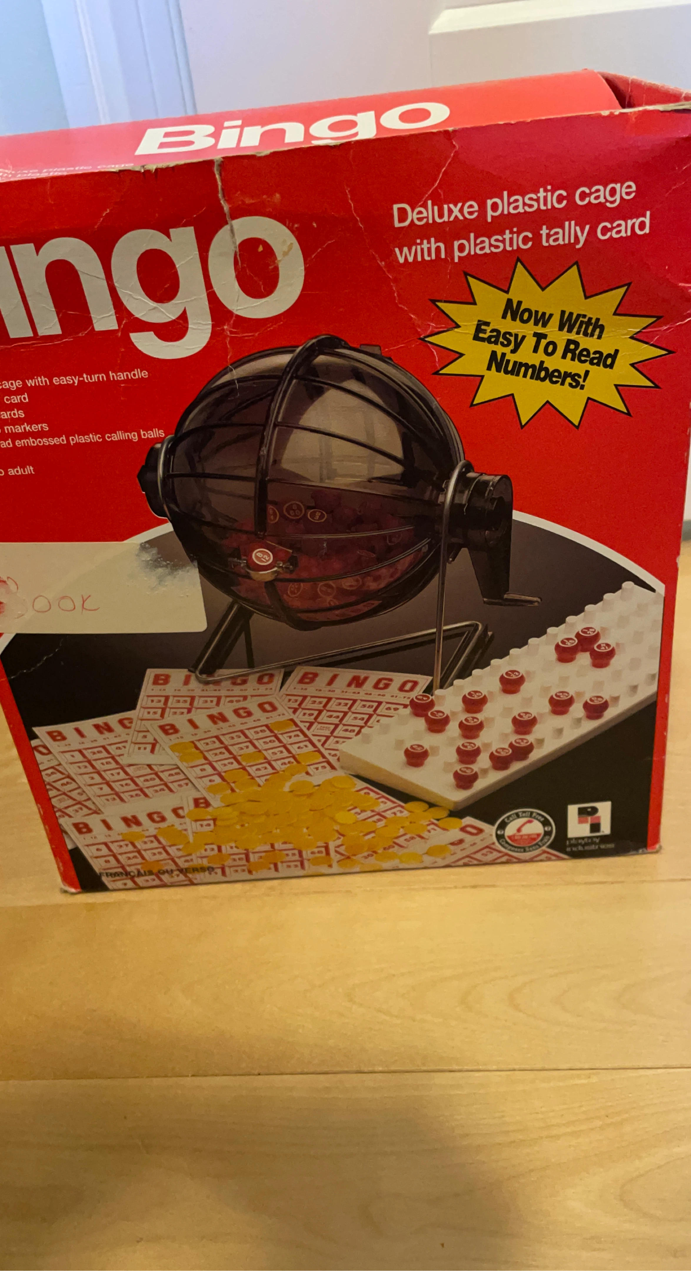 Bingo Deluxe Plastic Cage Game