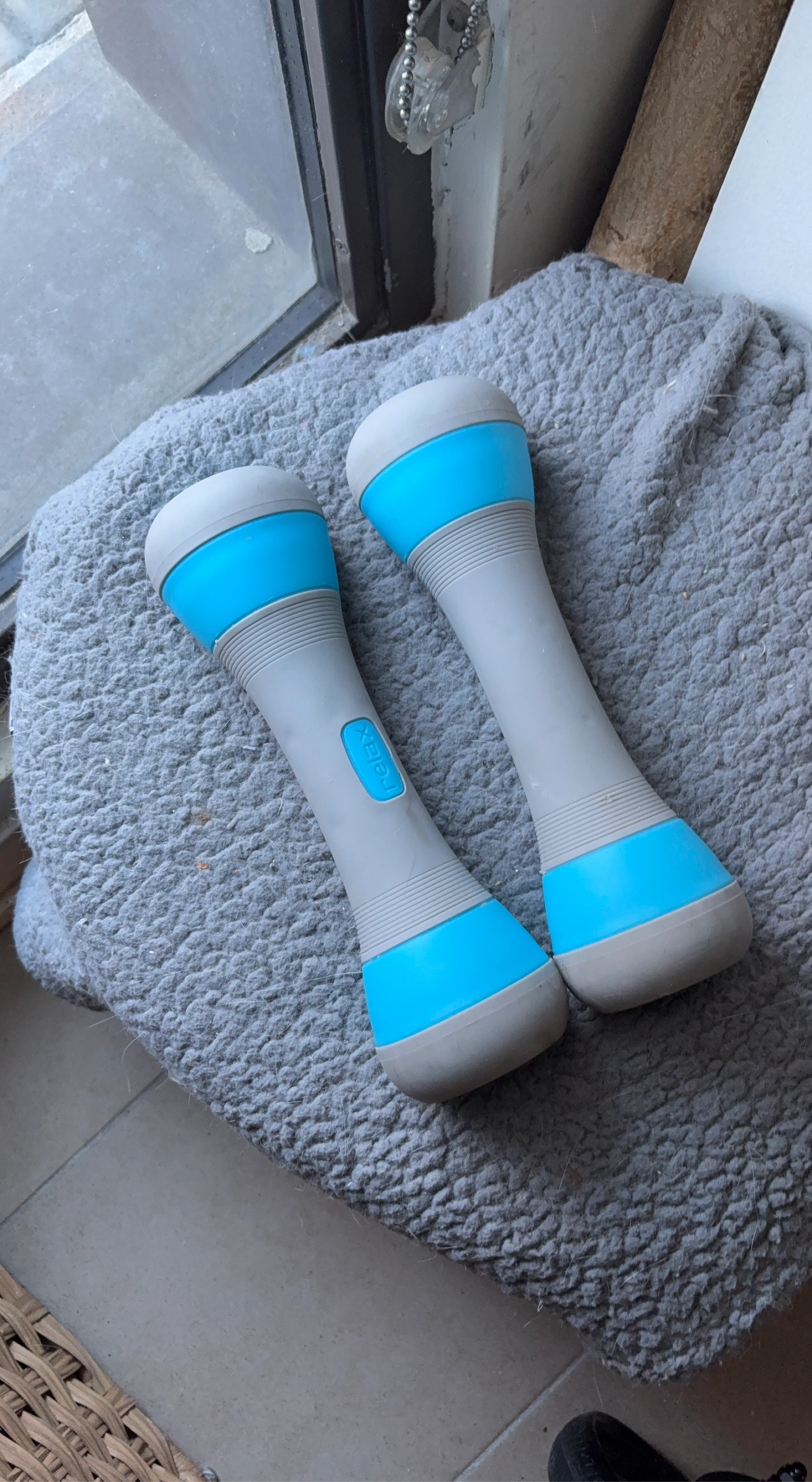 RELAX Dumbbells - Blue & Grey