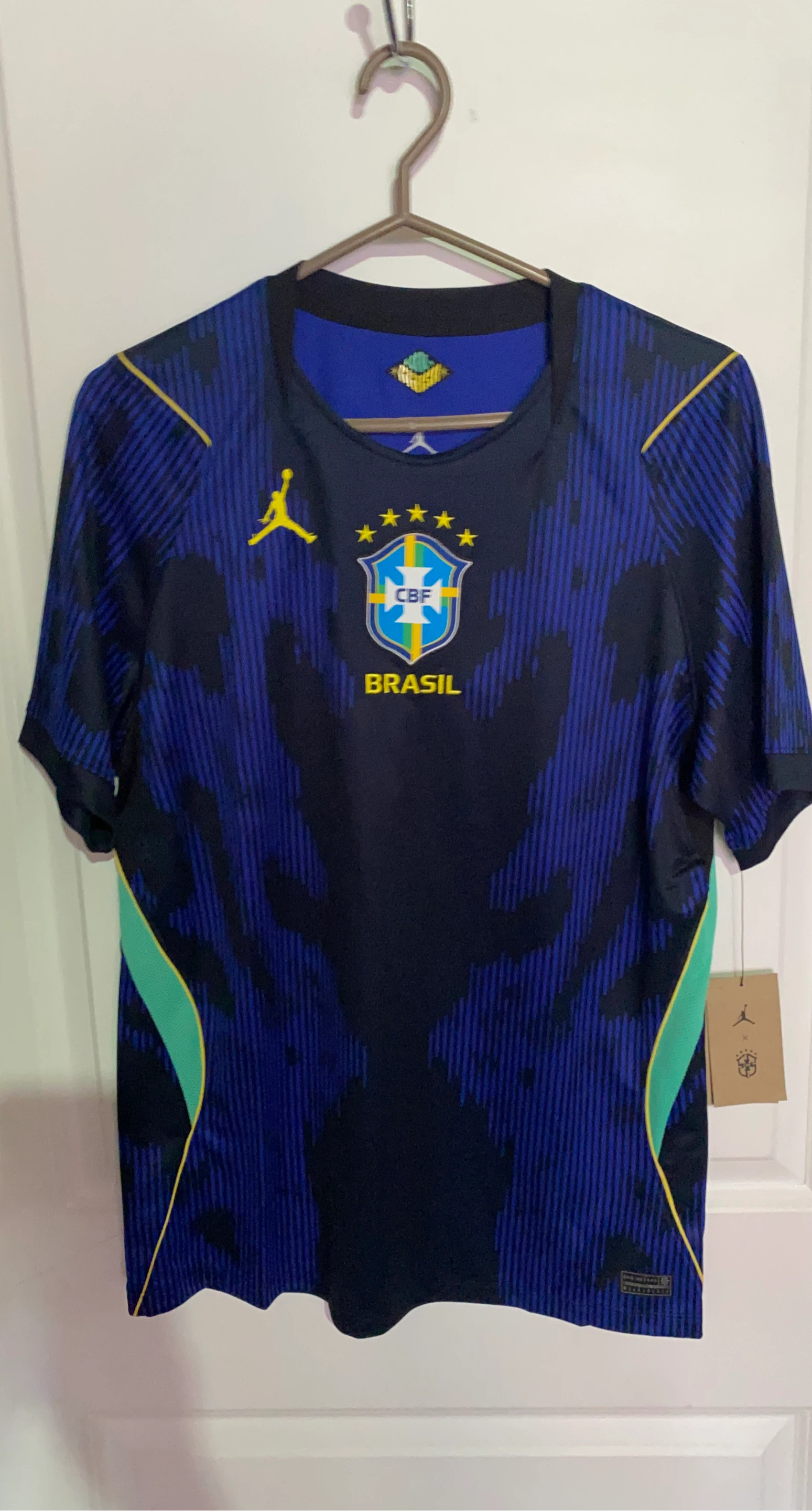 Nike Jordan x Brazil National Football Jersey - Men's Medium