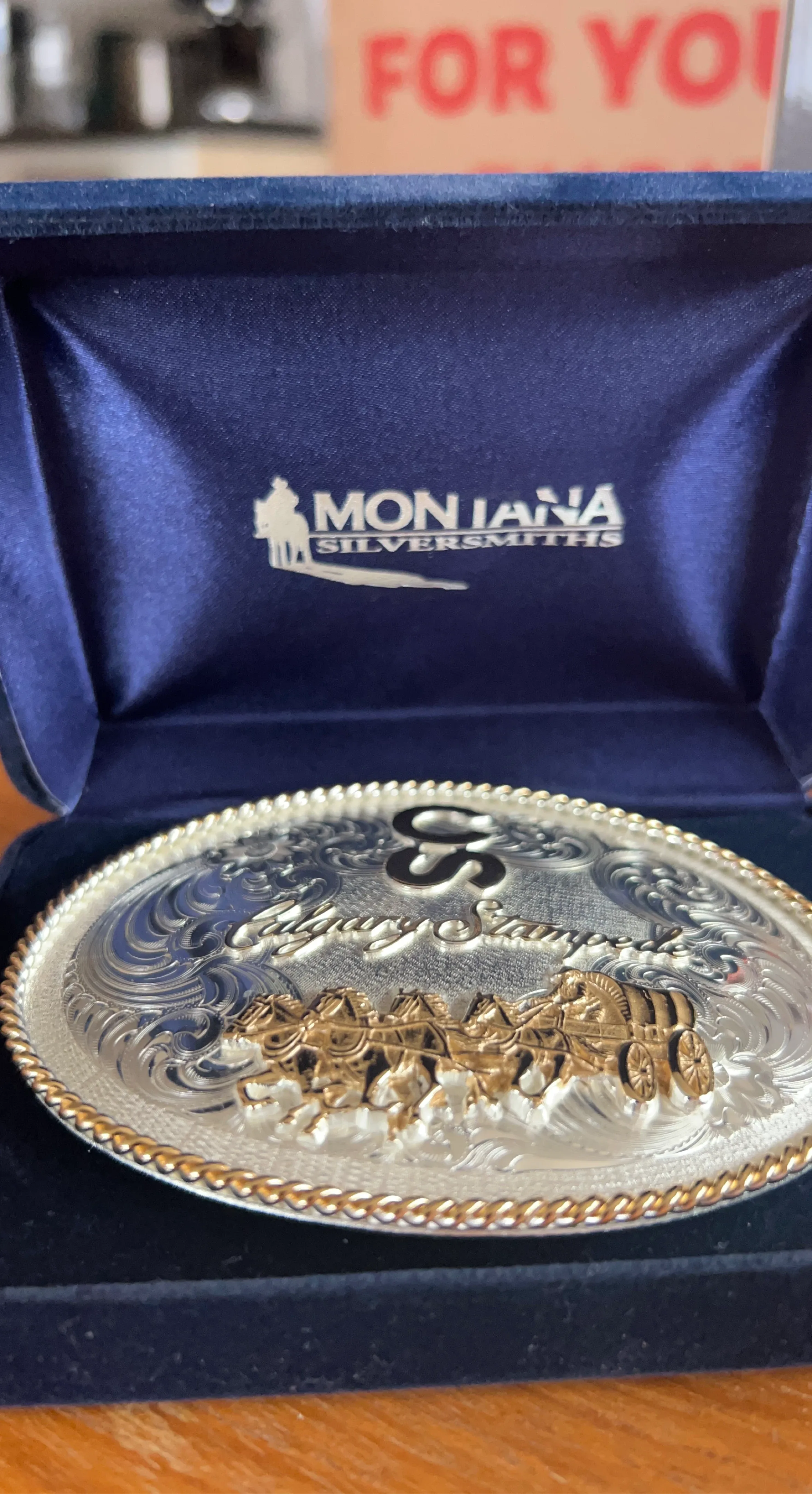 Montana Silversmiths Calgary Stampede Belt Buckle
