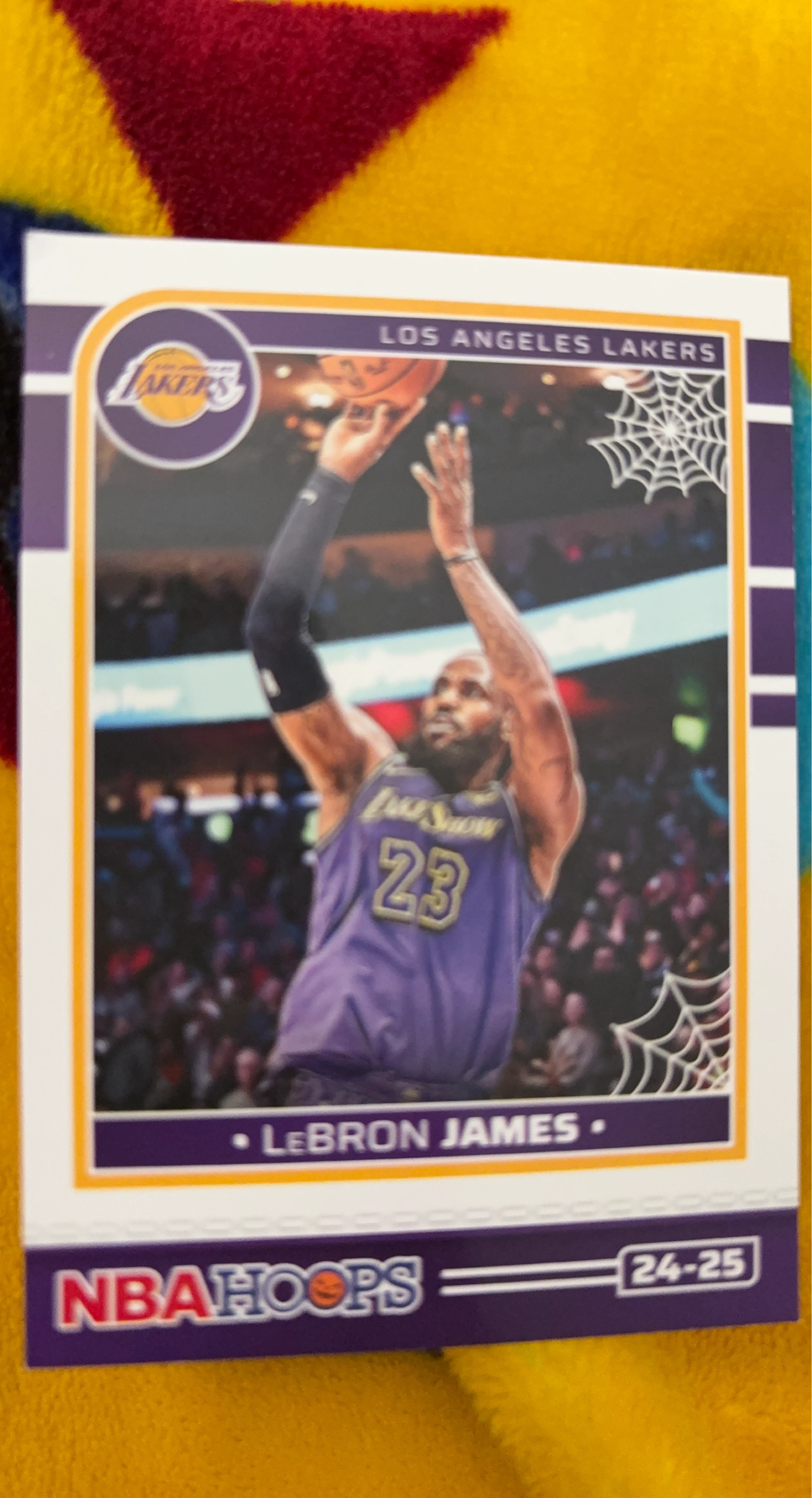 NBA Hoops 24-25 LeBron James Trading Card