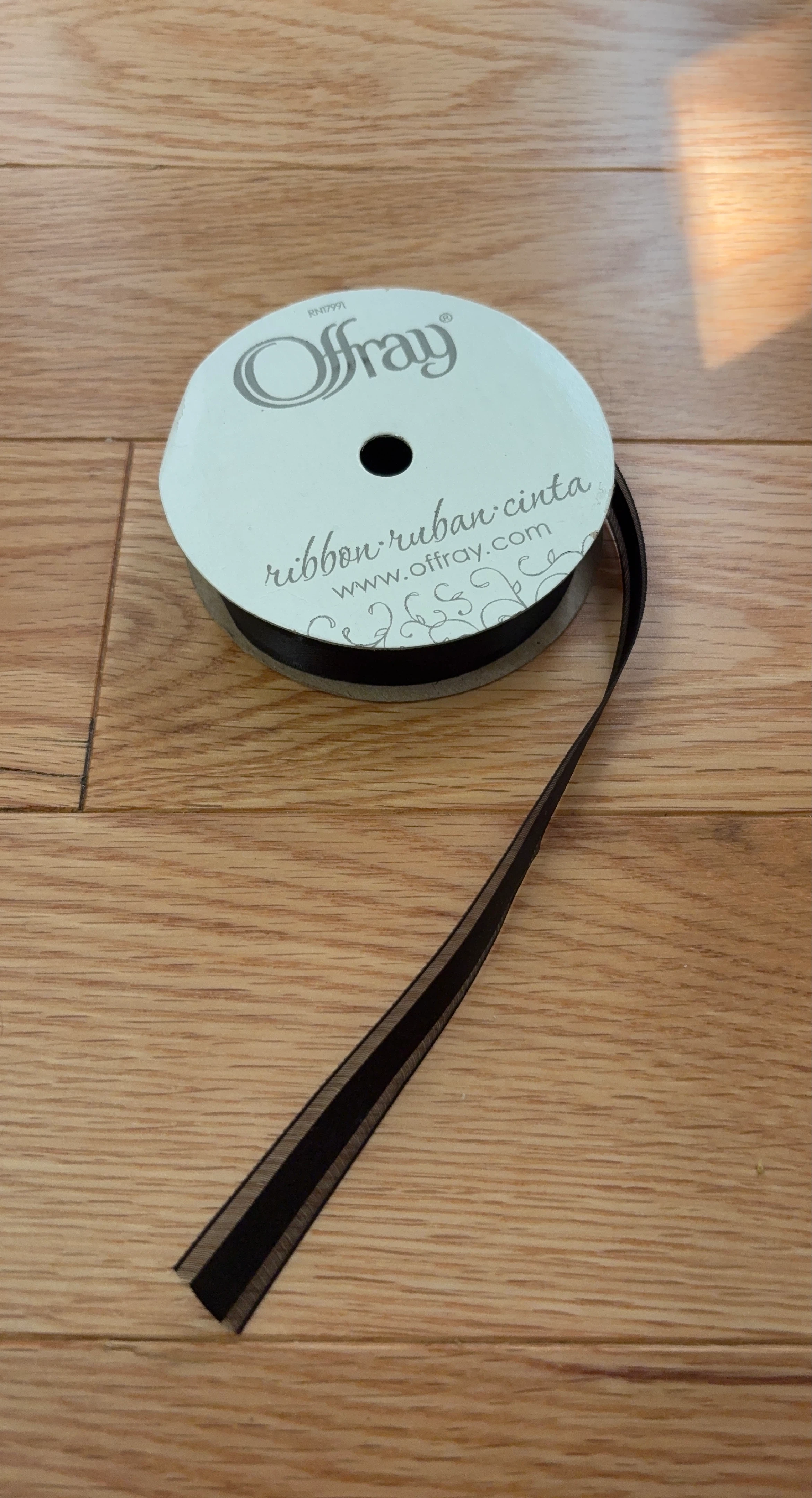 Offray Black Ribbon