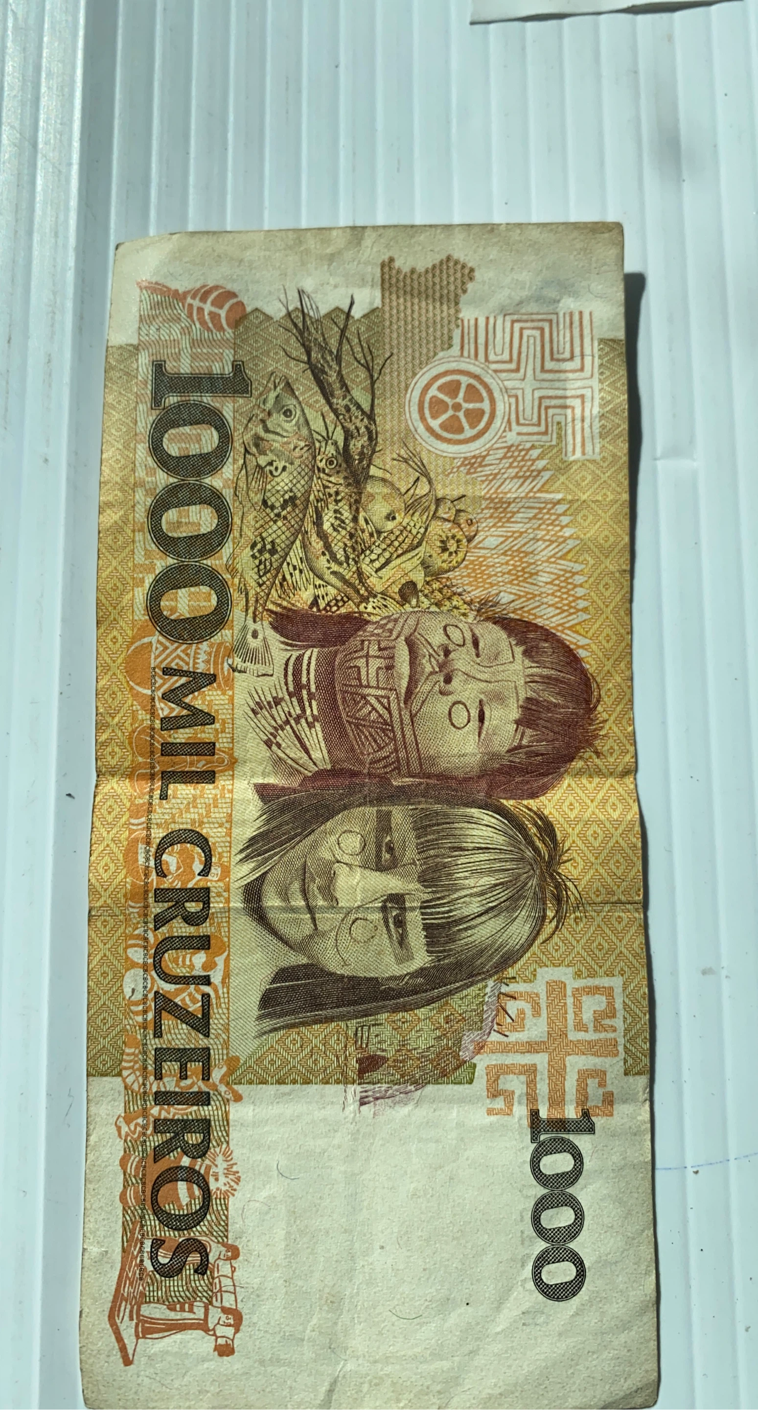 Brazil 1000 Cruzeiros Banknote