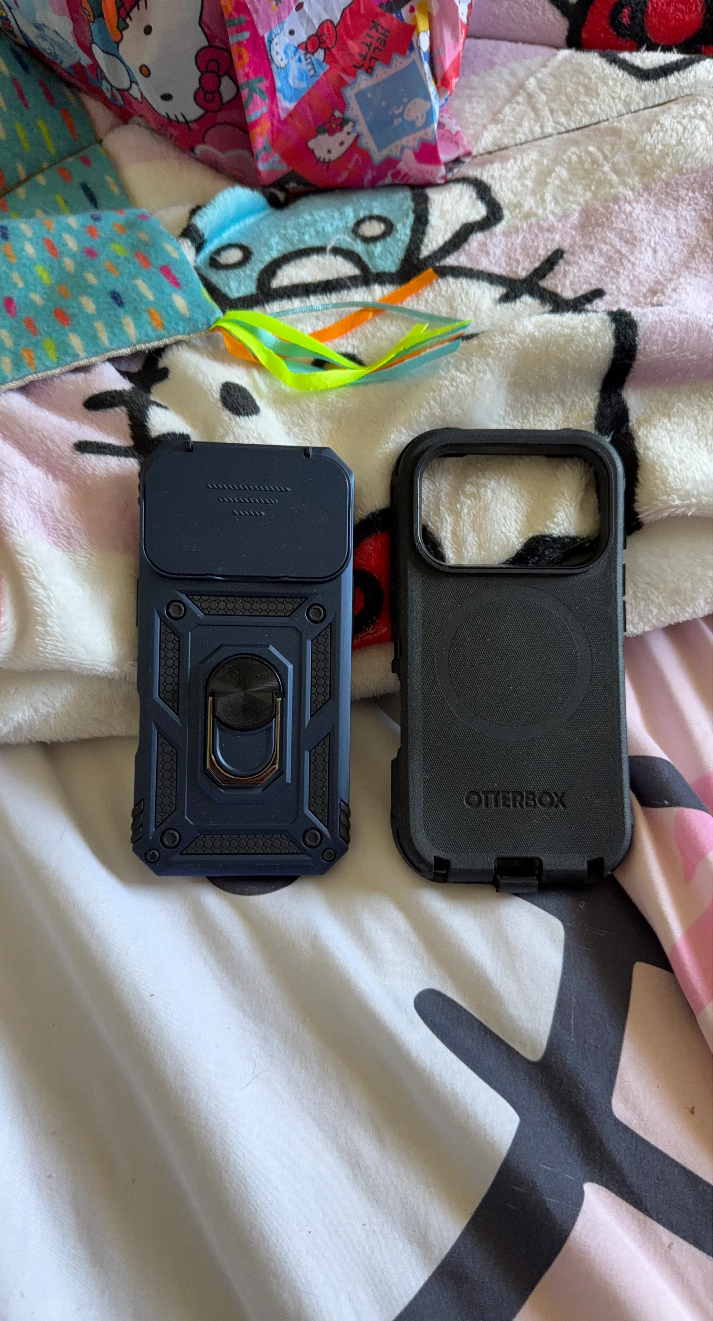 Otterbox iPhone17pro Case and Blue Protective Case with Ring