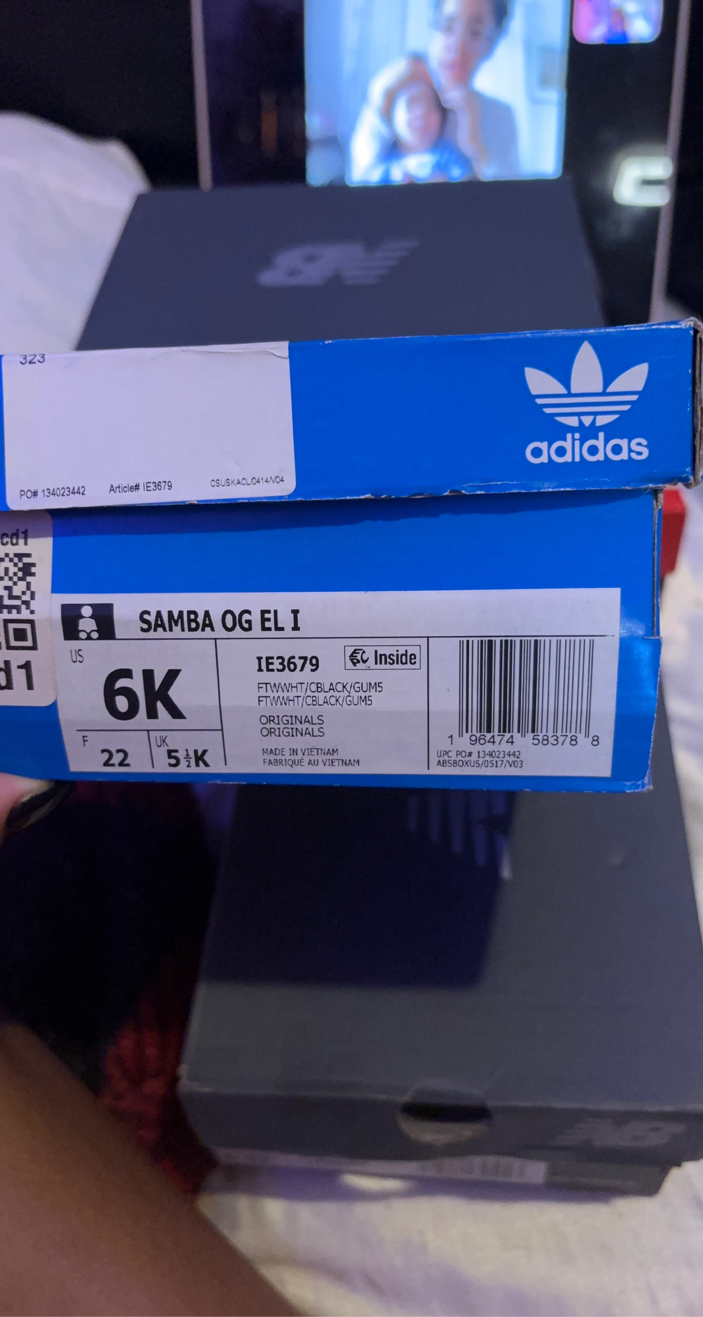 Adidas Samba OG EL I Toddler Shoes