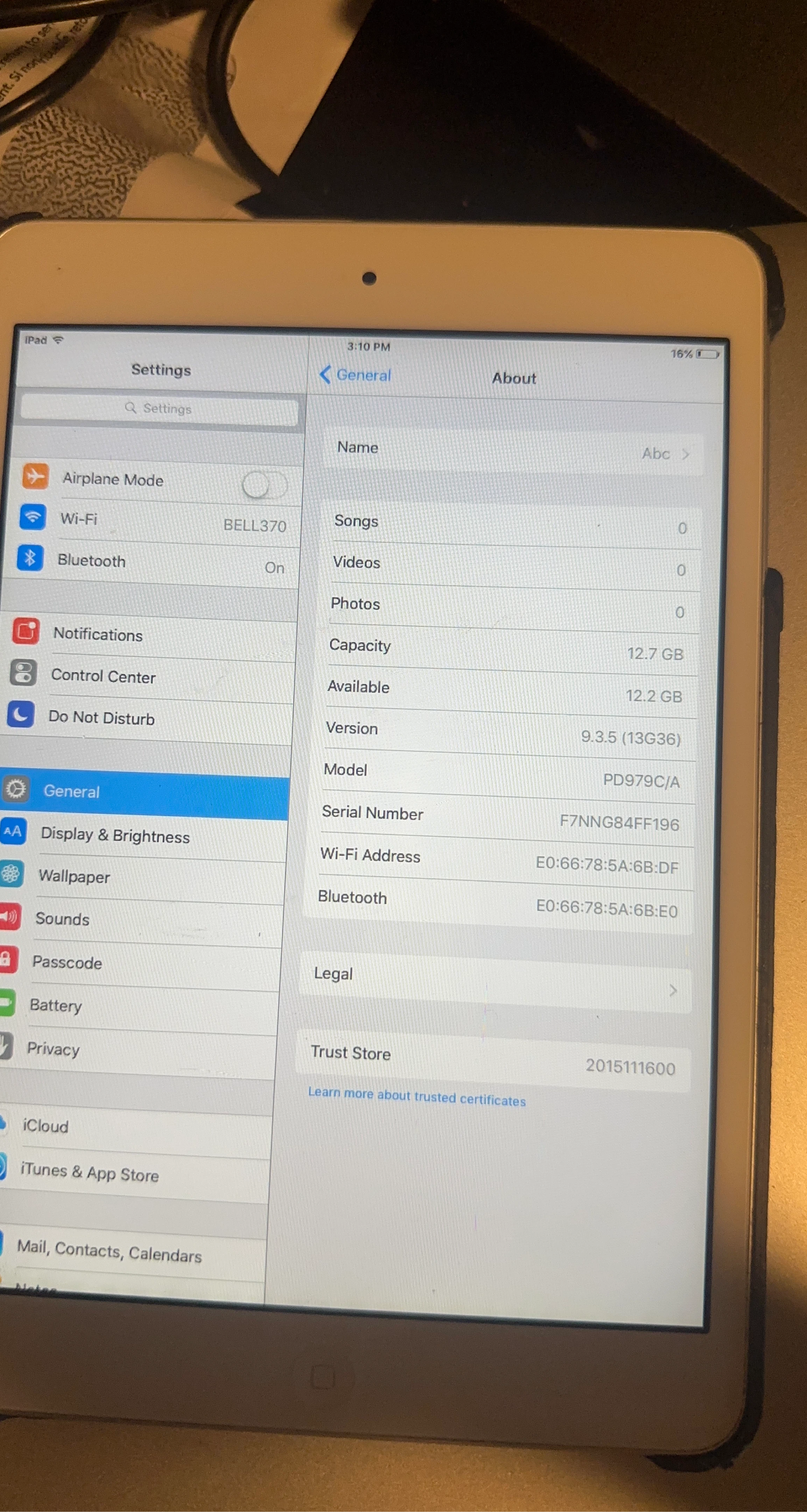 Apple iPad Mini 2