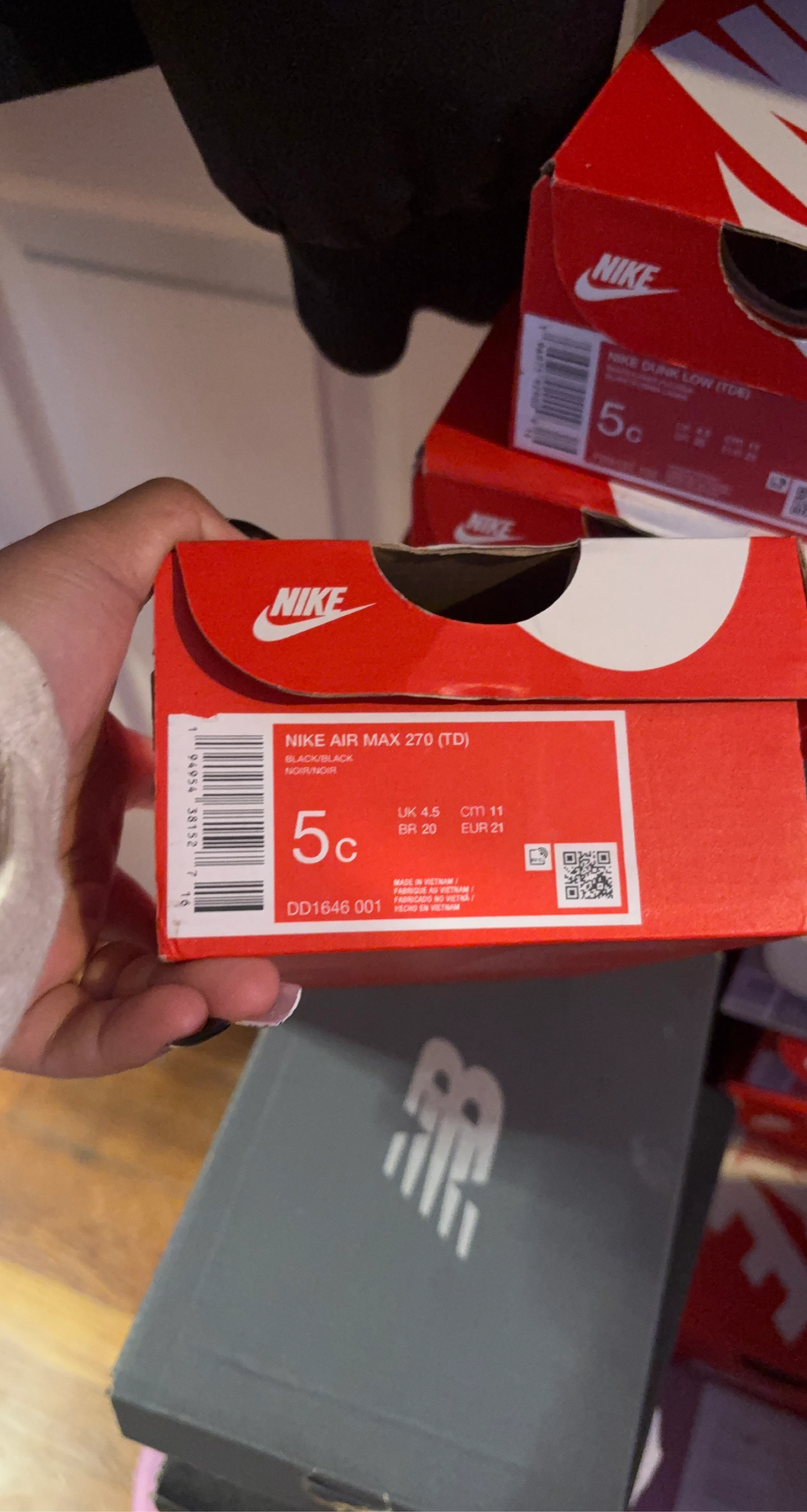 Nike Air Max 270 (TD) Toddler Shoes
