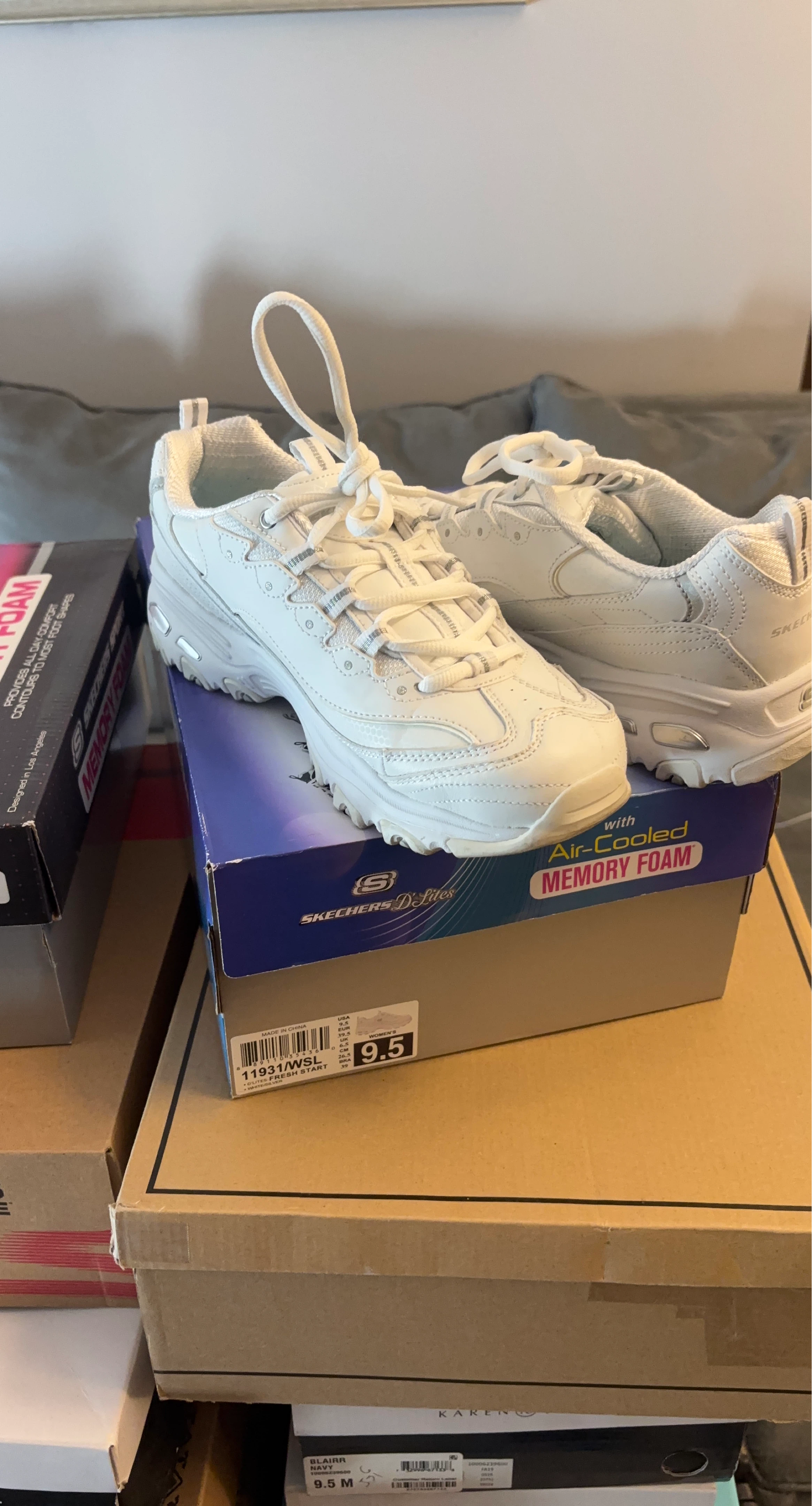 Skechers D'Lites Women's Memory Foam Sneakers