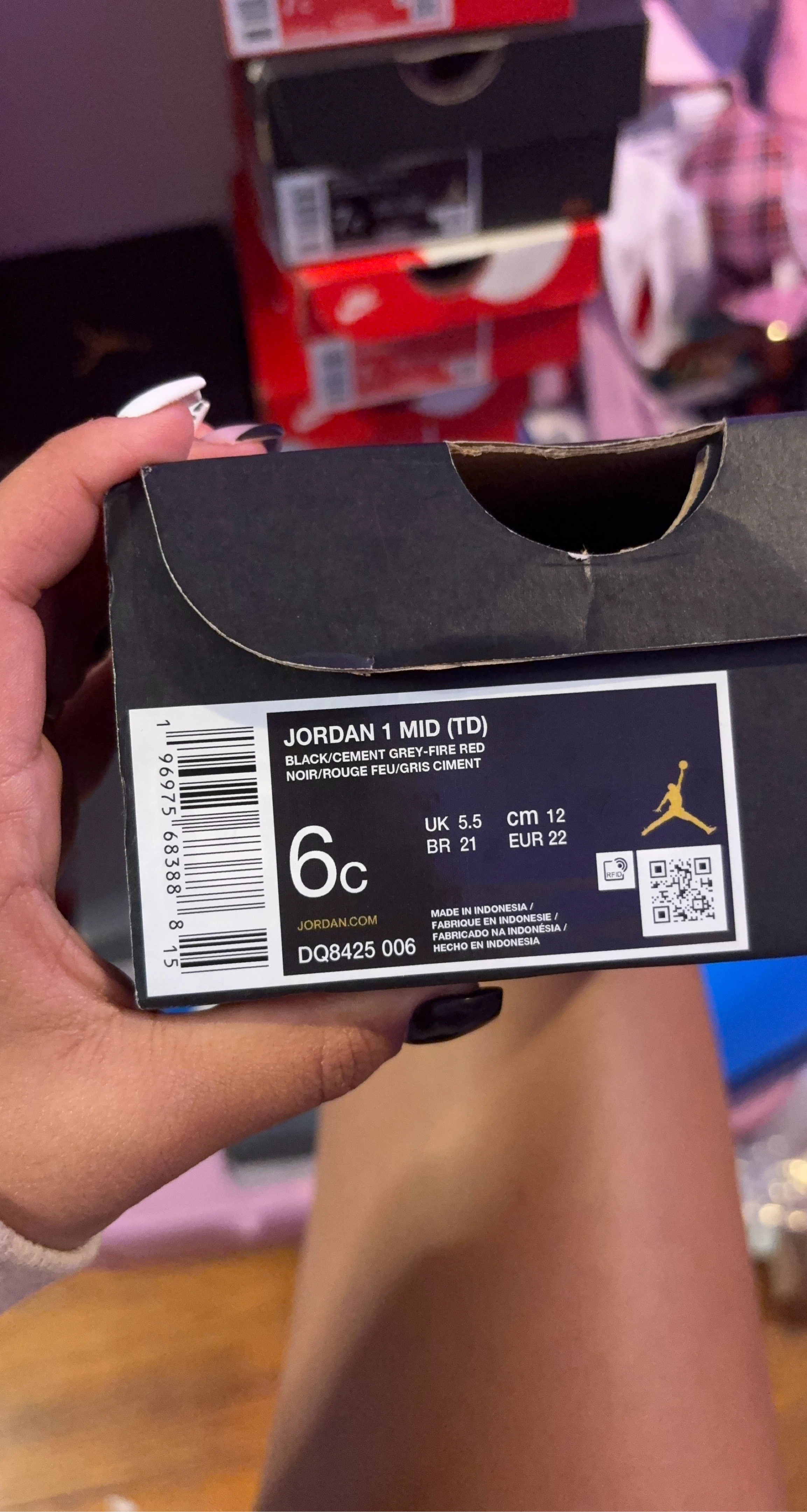 Jordan 1 Mid (TD) Toddler Shoes