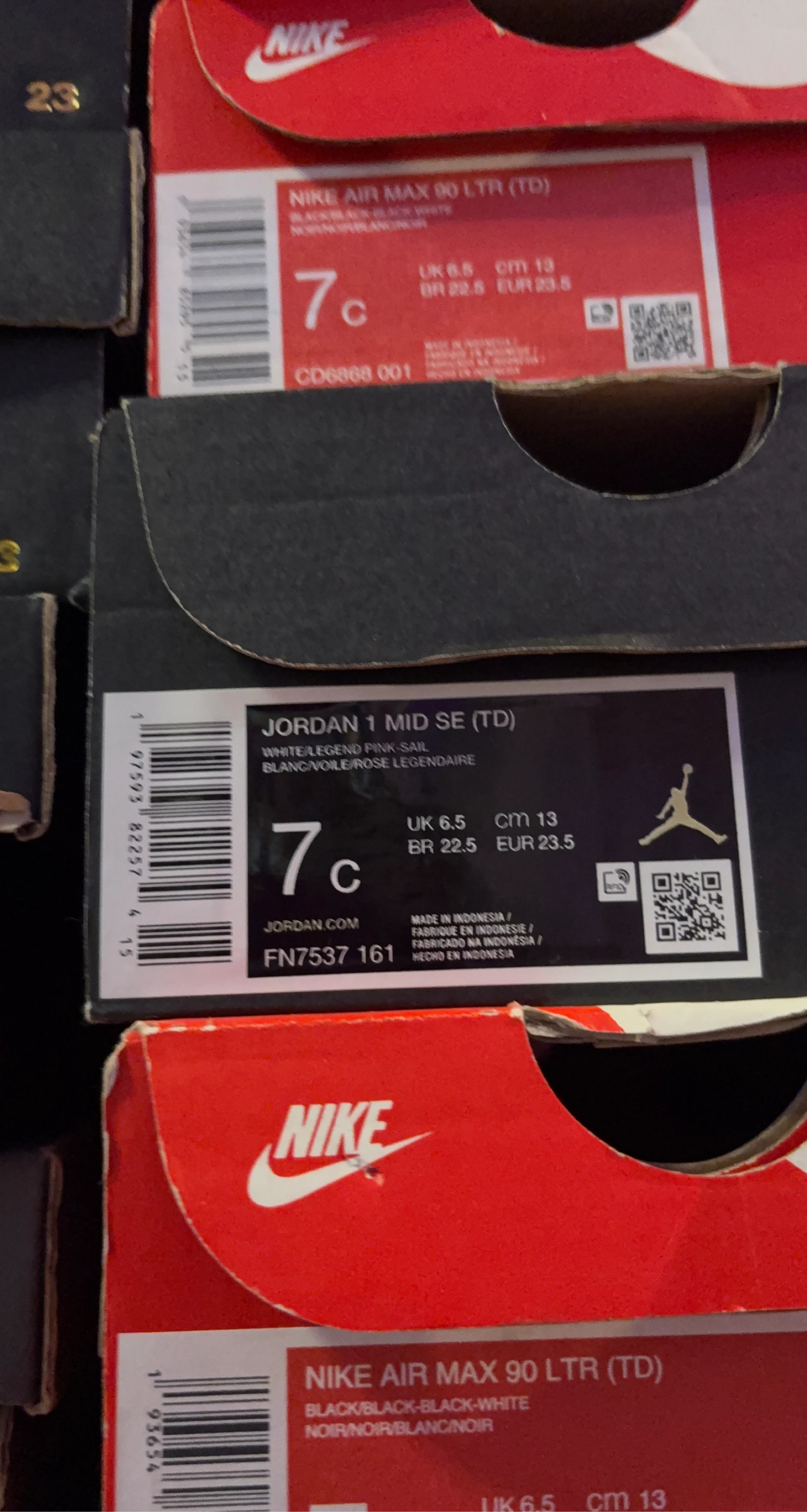 Jordan 1 Mid SE (TD) Toddler Shoes