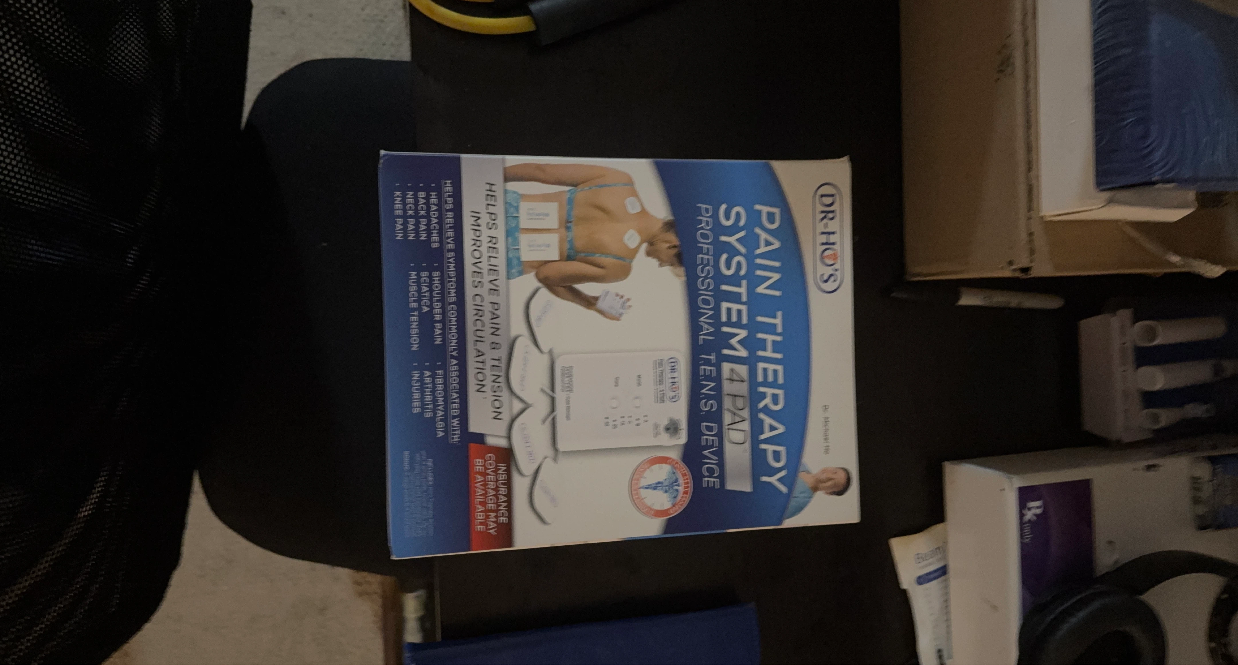DR-HO'S Pain Therapy System 4 Pad T.E.N.S. Device