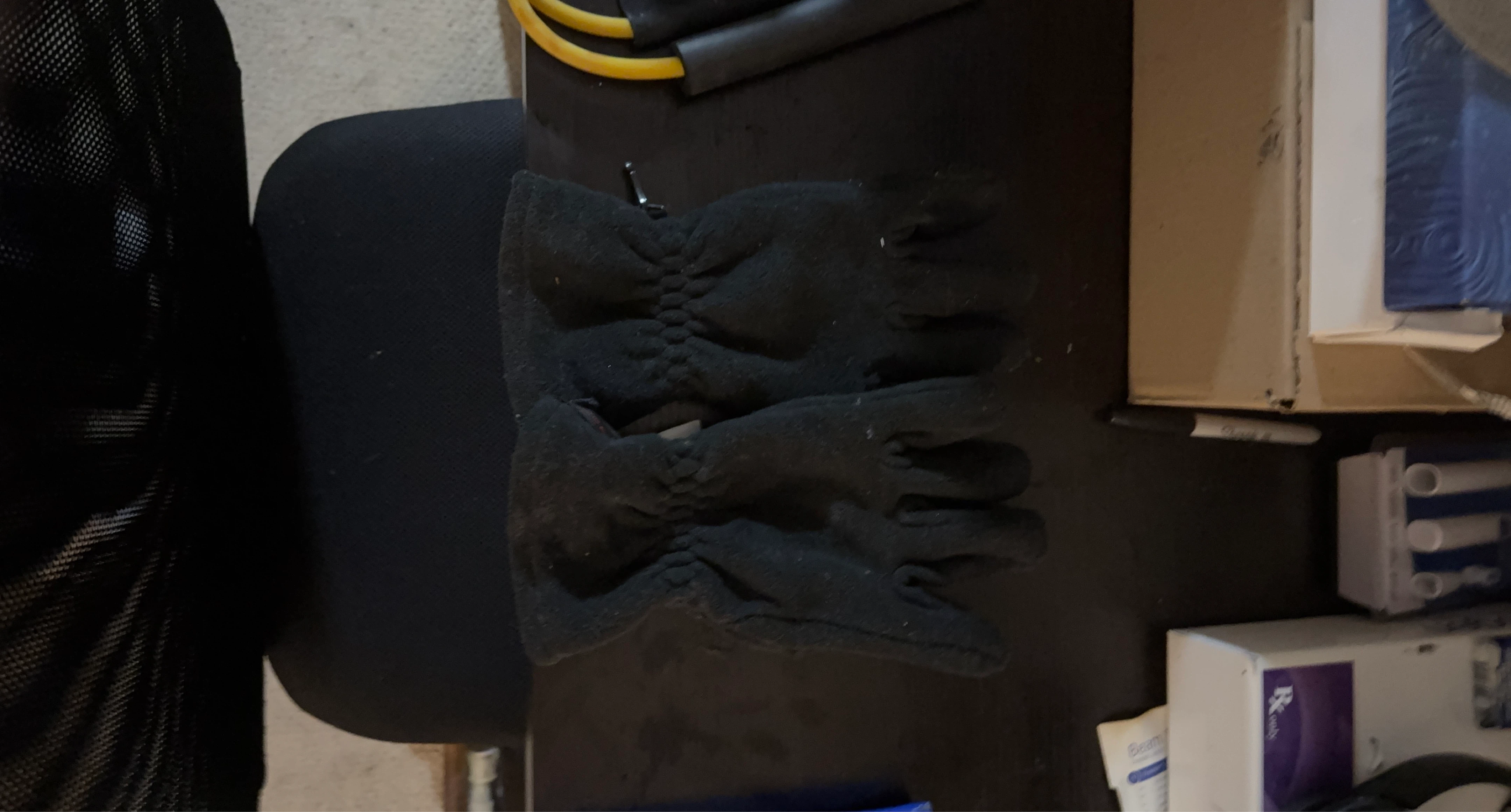Black Fleece Gloves