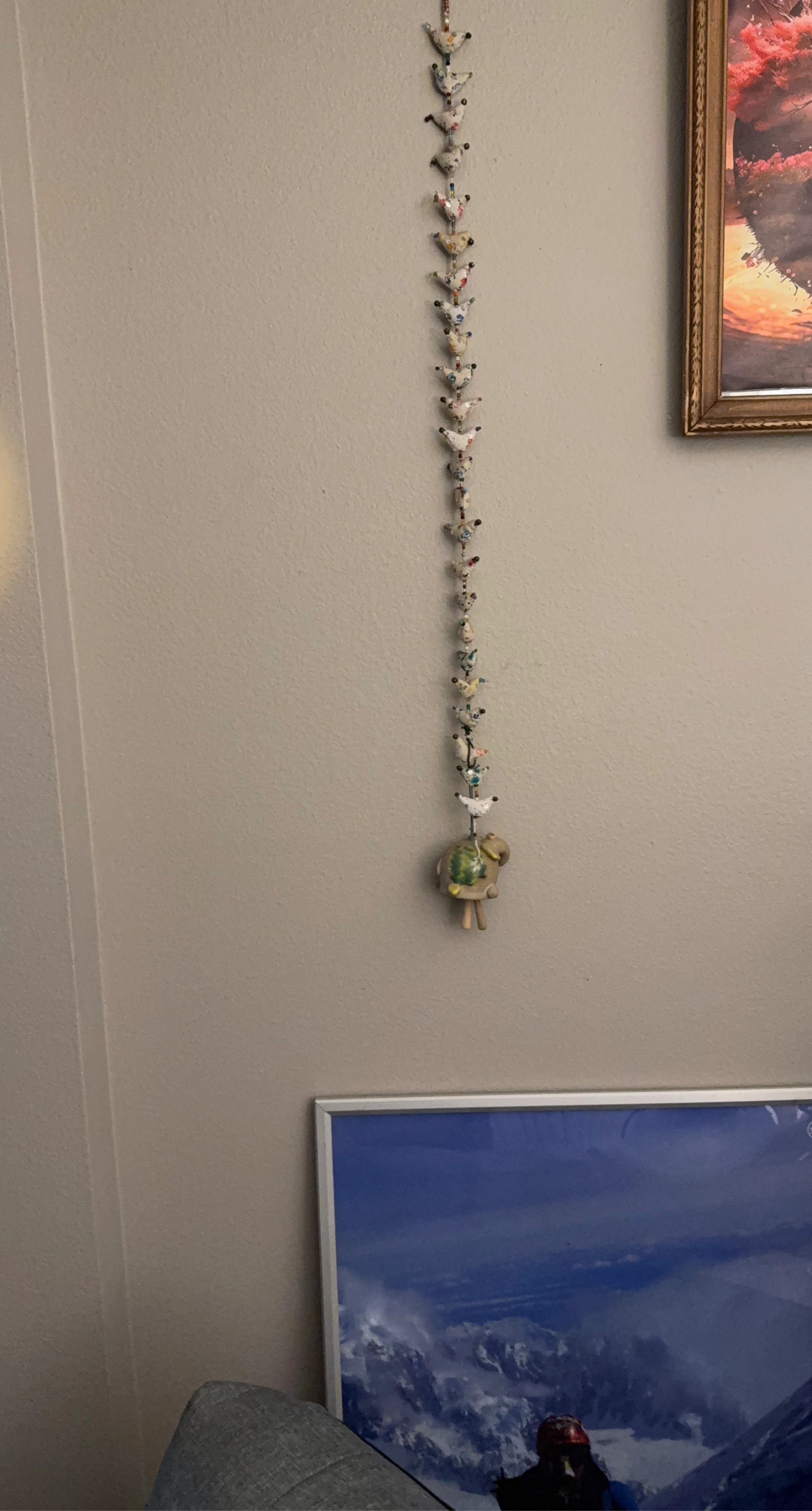 Handmade Bird and Elephant Wind Chime