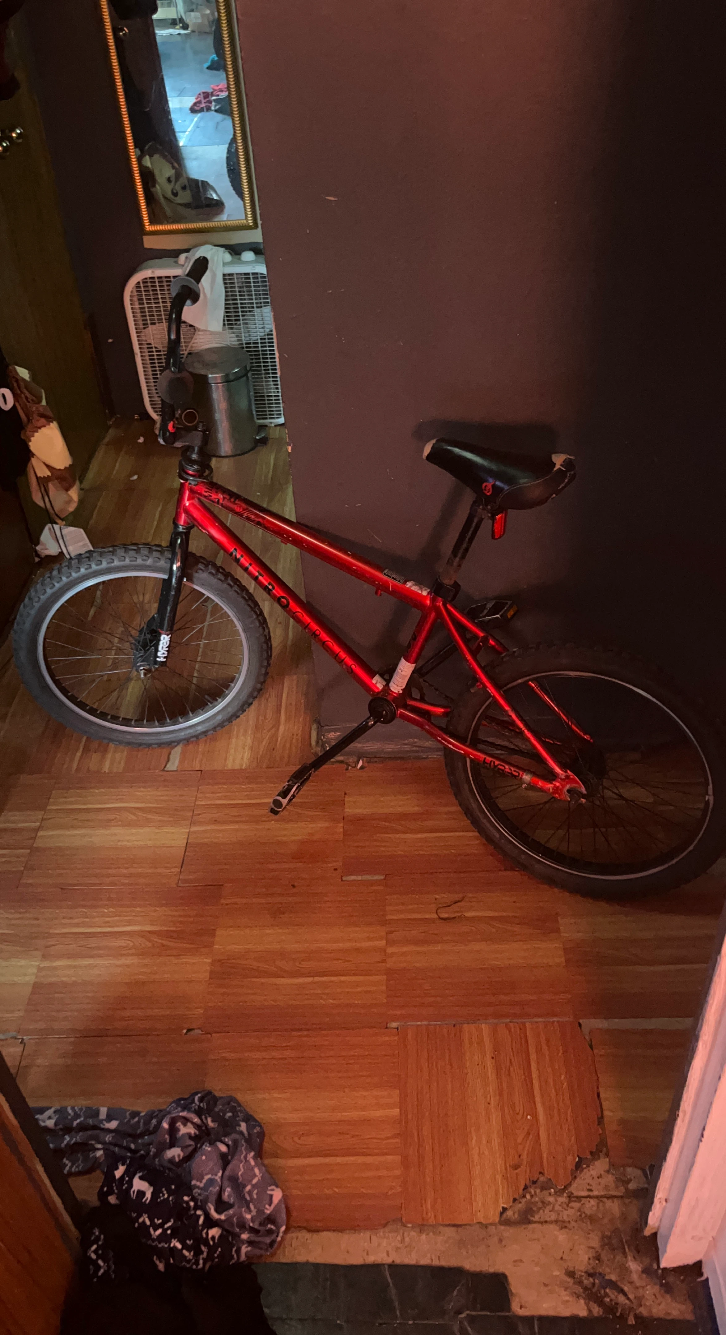 Red NITRO Circus BMX Bike