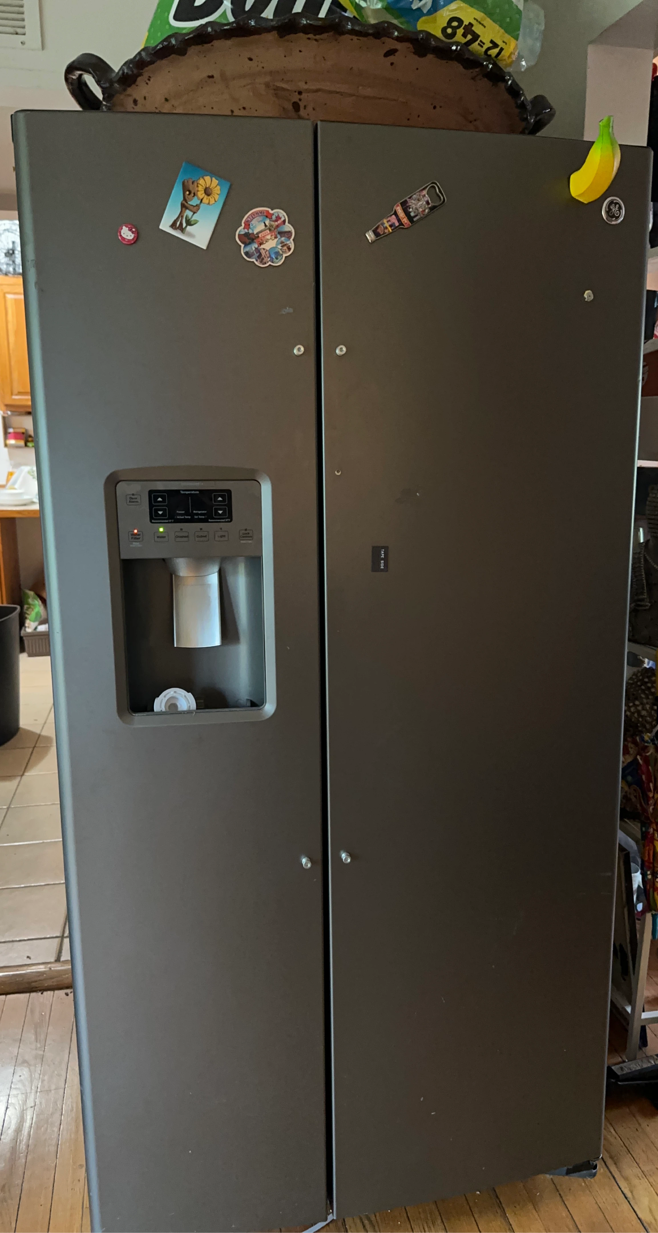 GE Stainless Steel Side-by-Side Refrigerator