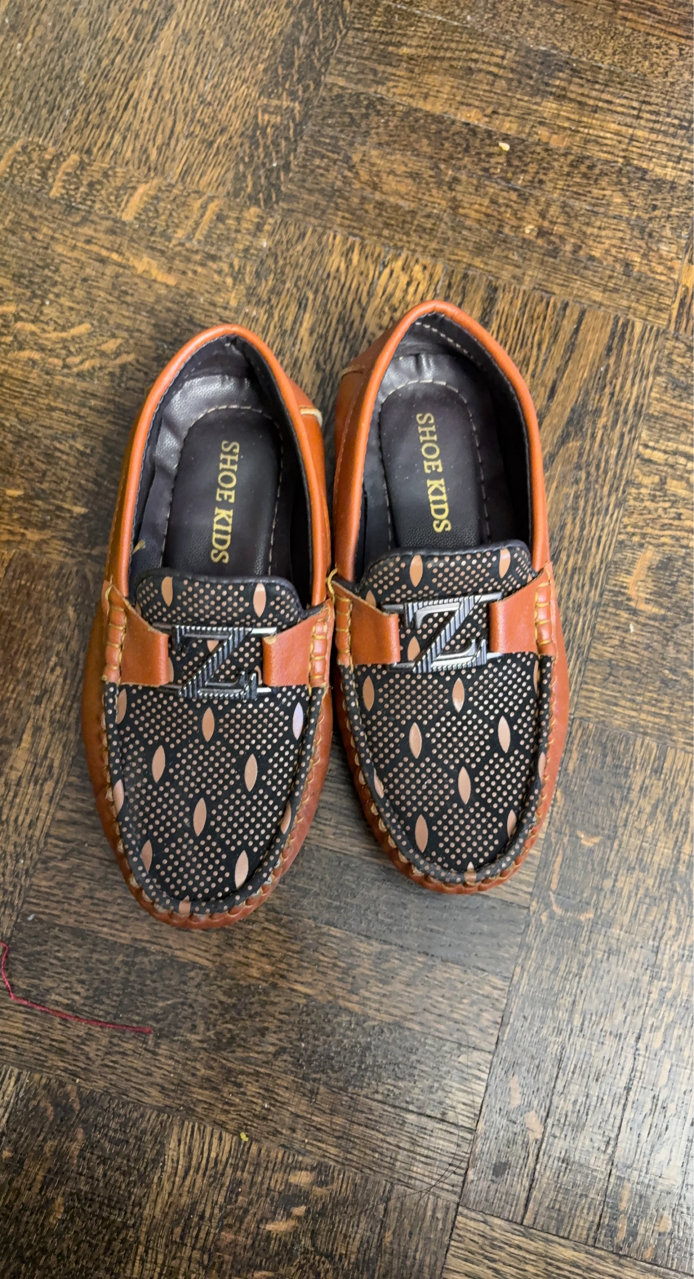 SHOE KIDS Brown Loafer Style Shoes