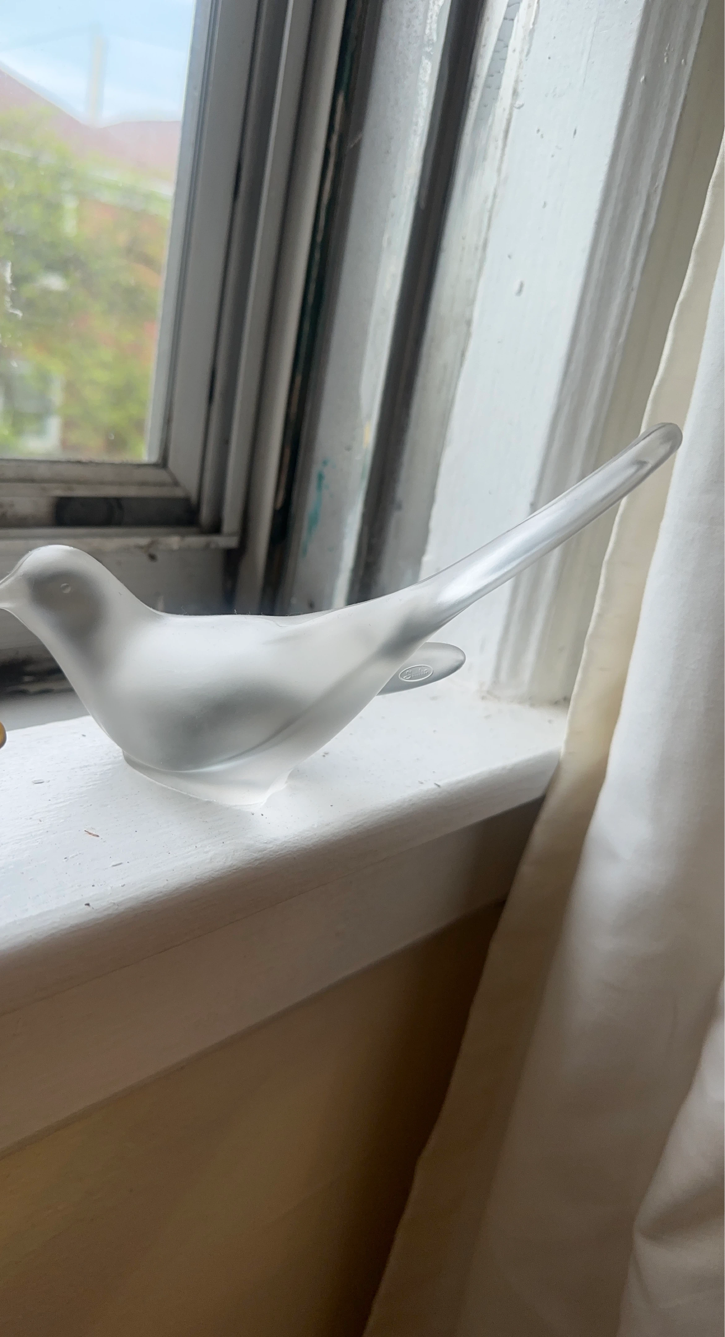 Crystal Bird Figurine