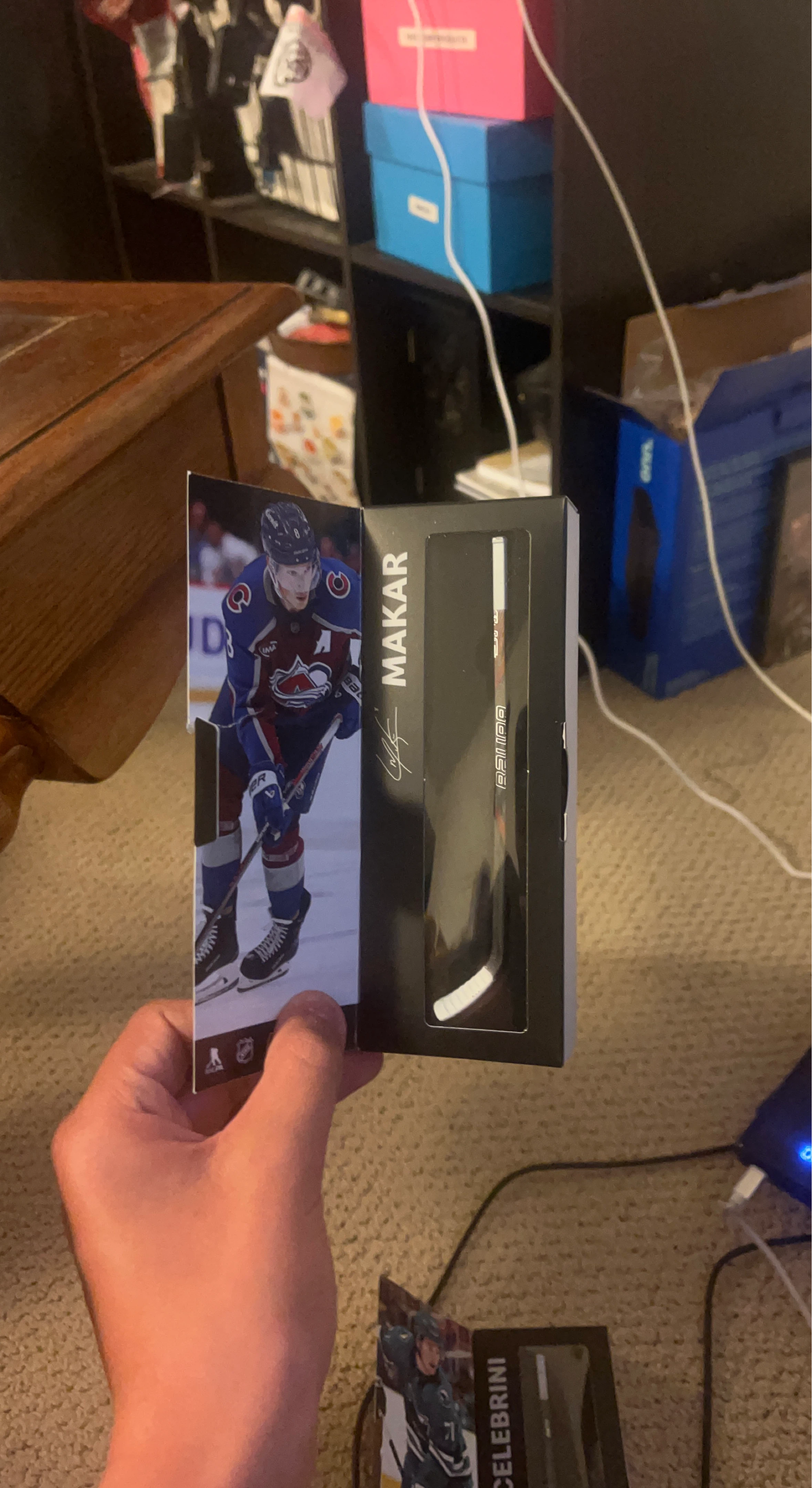 Cale Makar Autographed Mini Hockey Stick