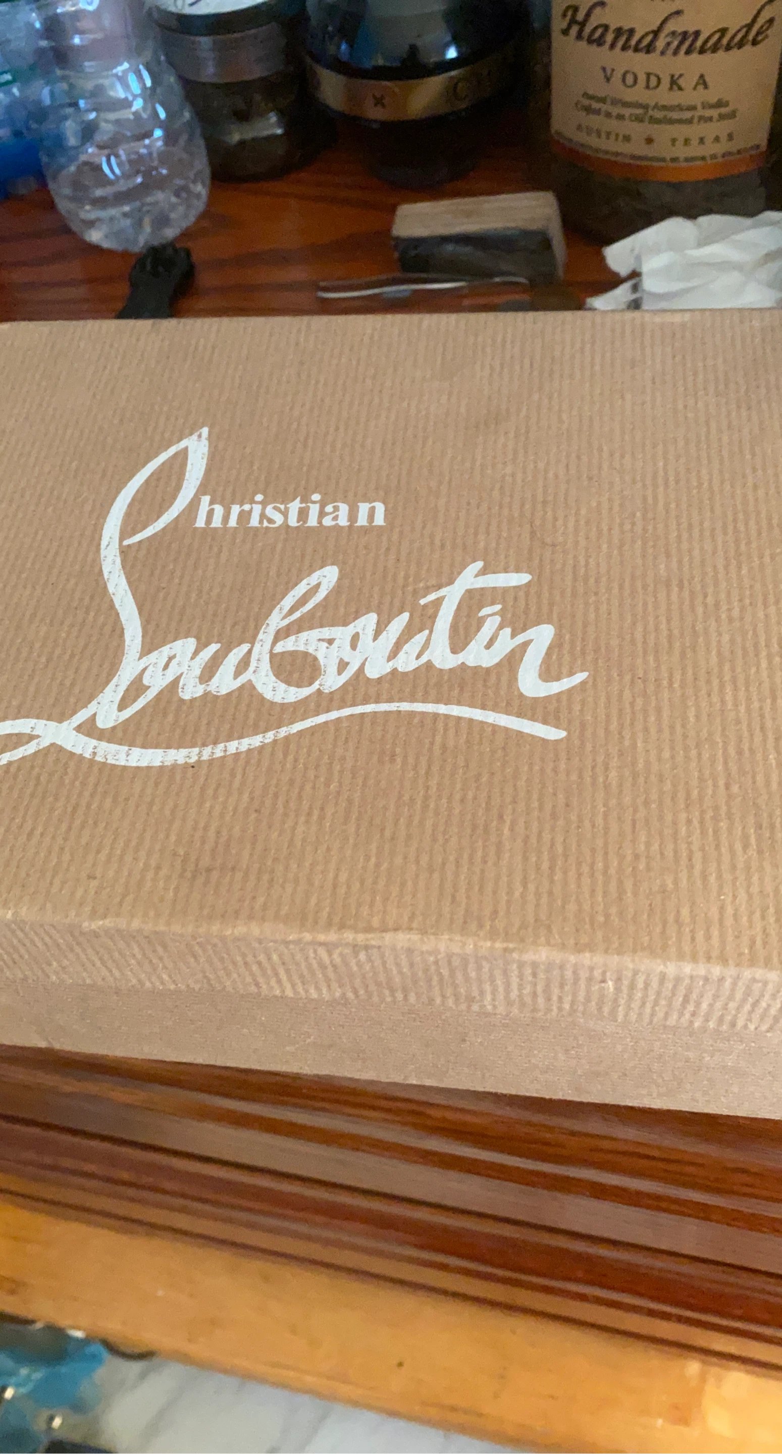 Christian Louboutin Black Patent Leather Heels Size 36