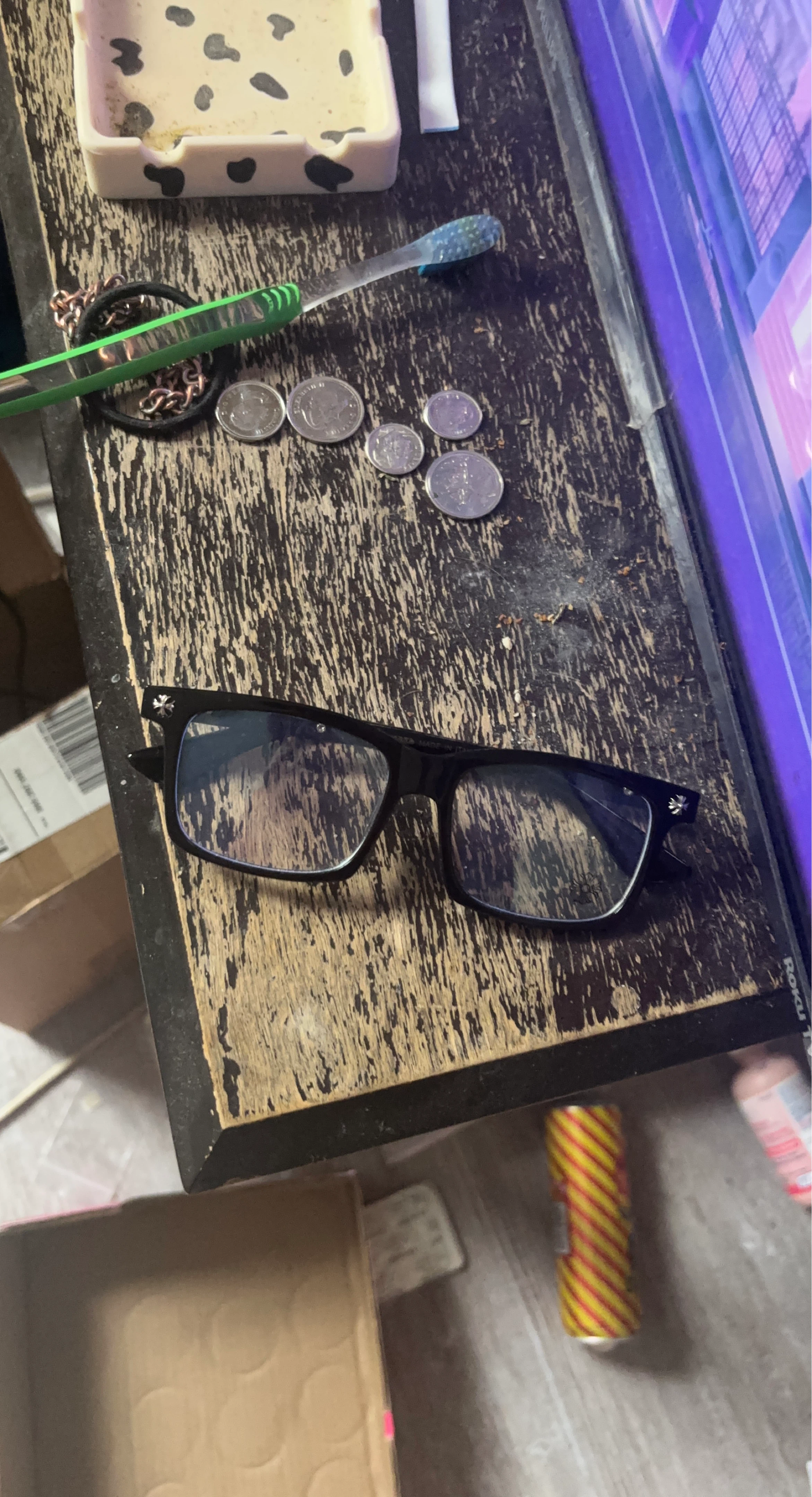 Black Square Eyeglasses
