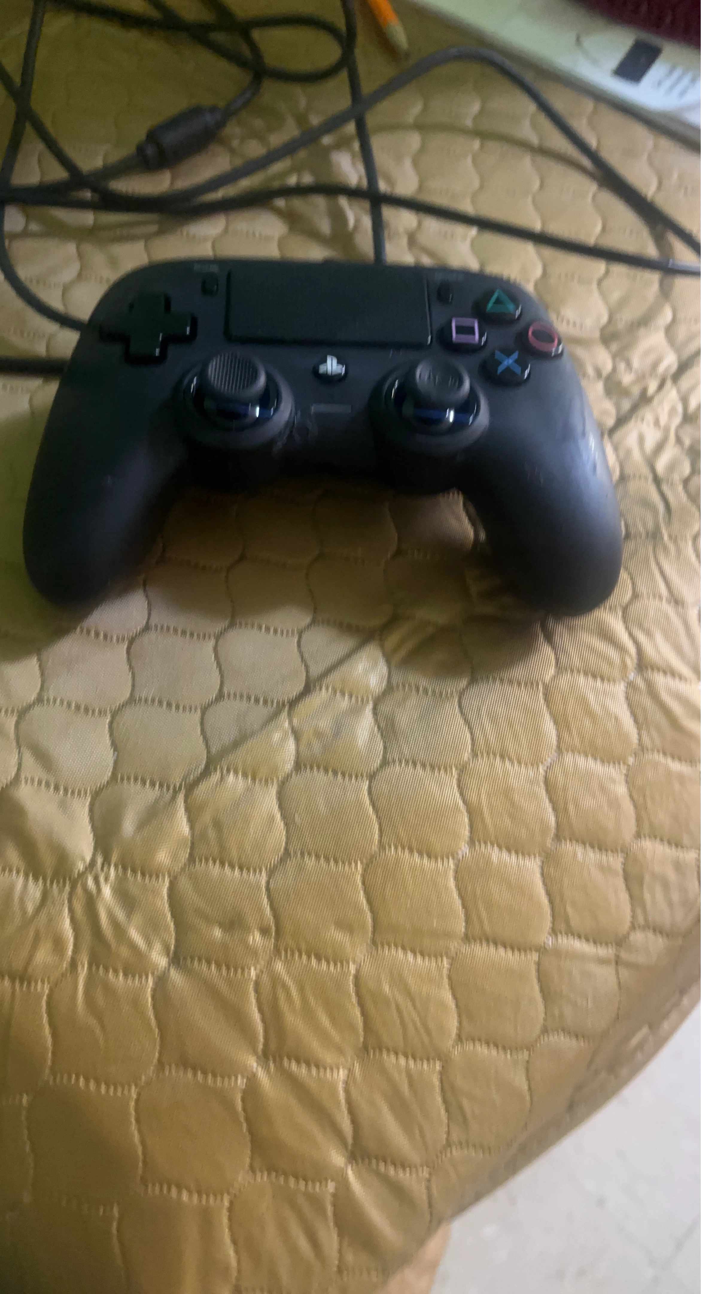 Black Wired Gaming Controller