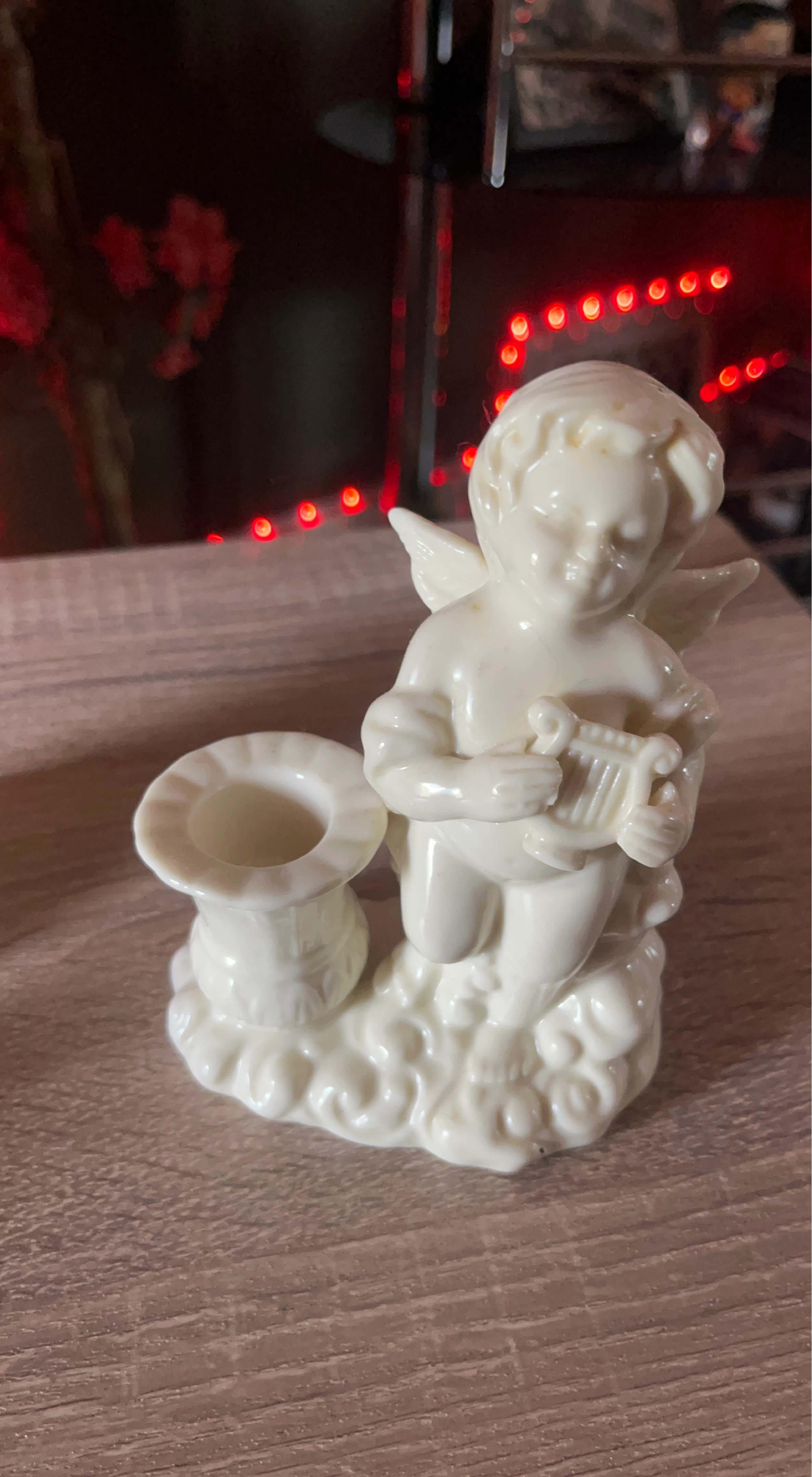 Cherub Candle Holder Figurine