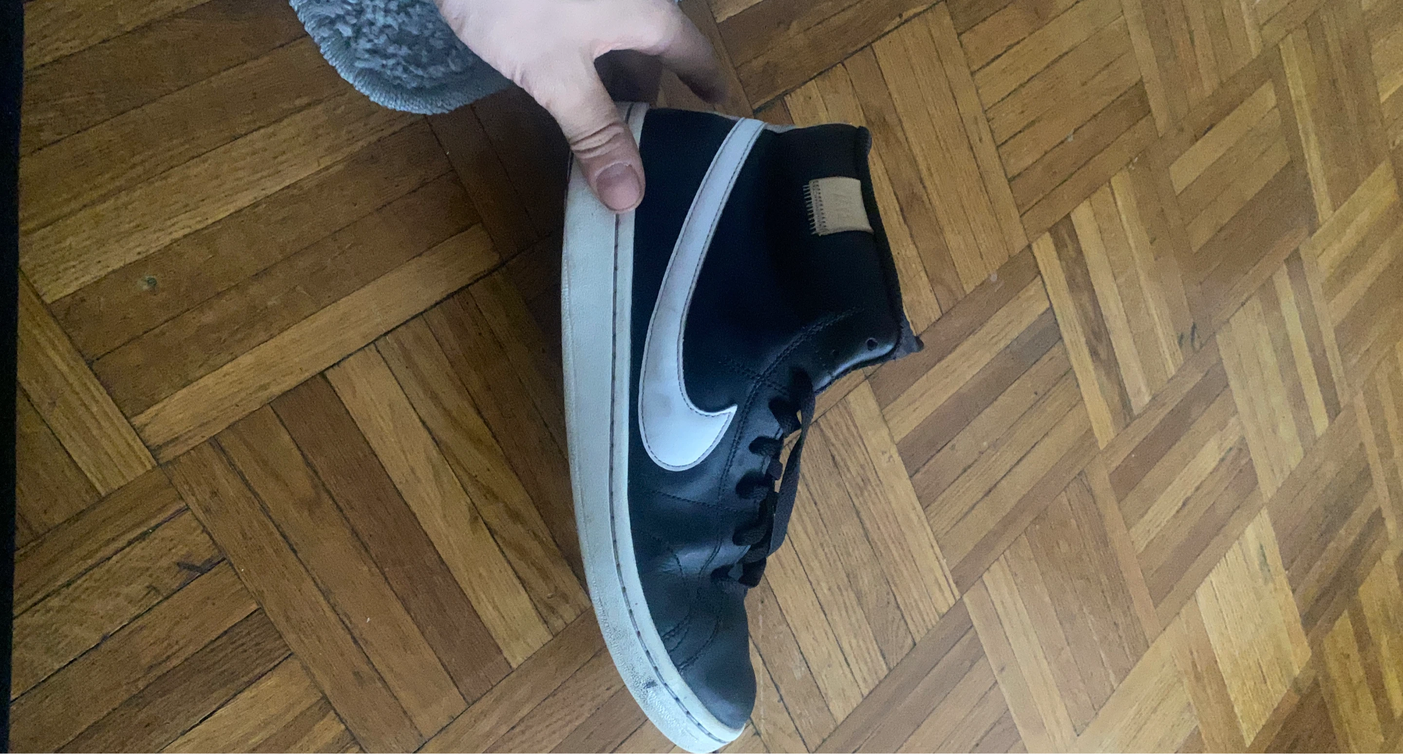 Nike High-Top Sneakers - Black and White