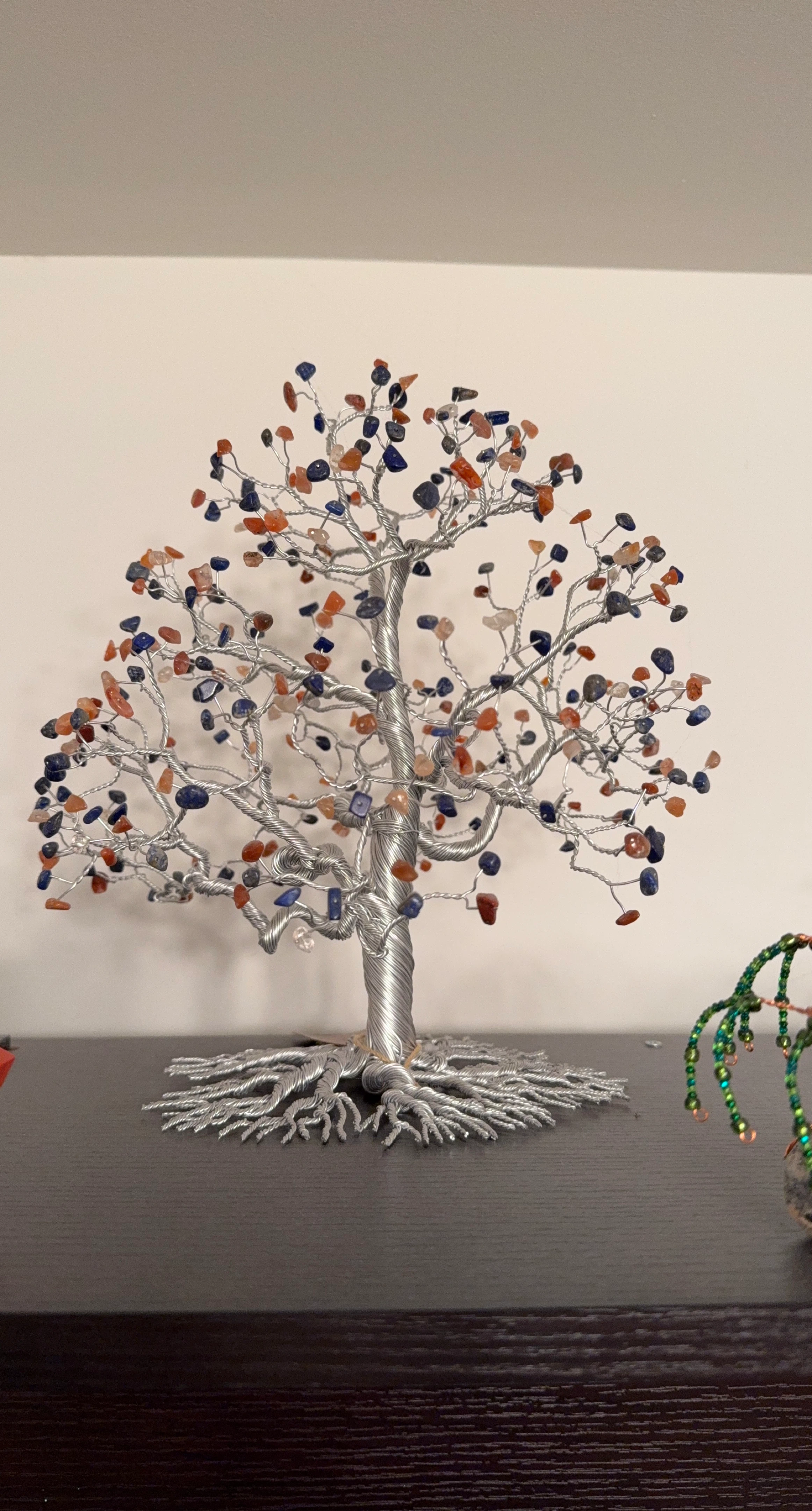 Gemstone Wire Tree Sculpture