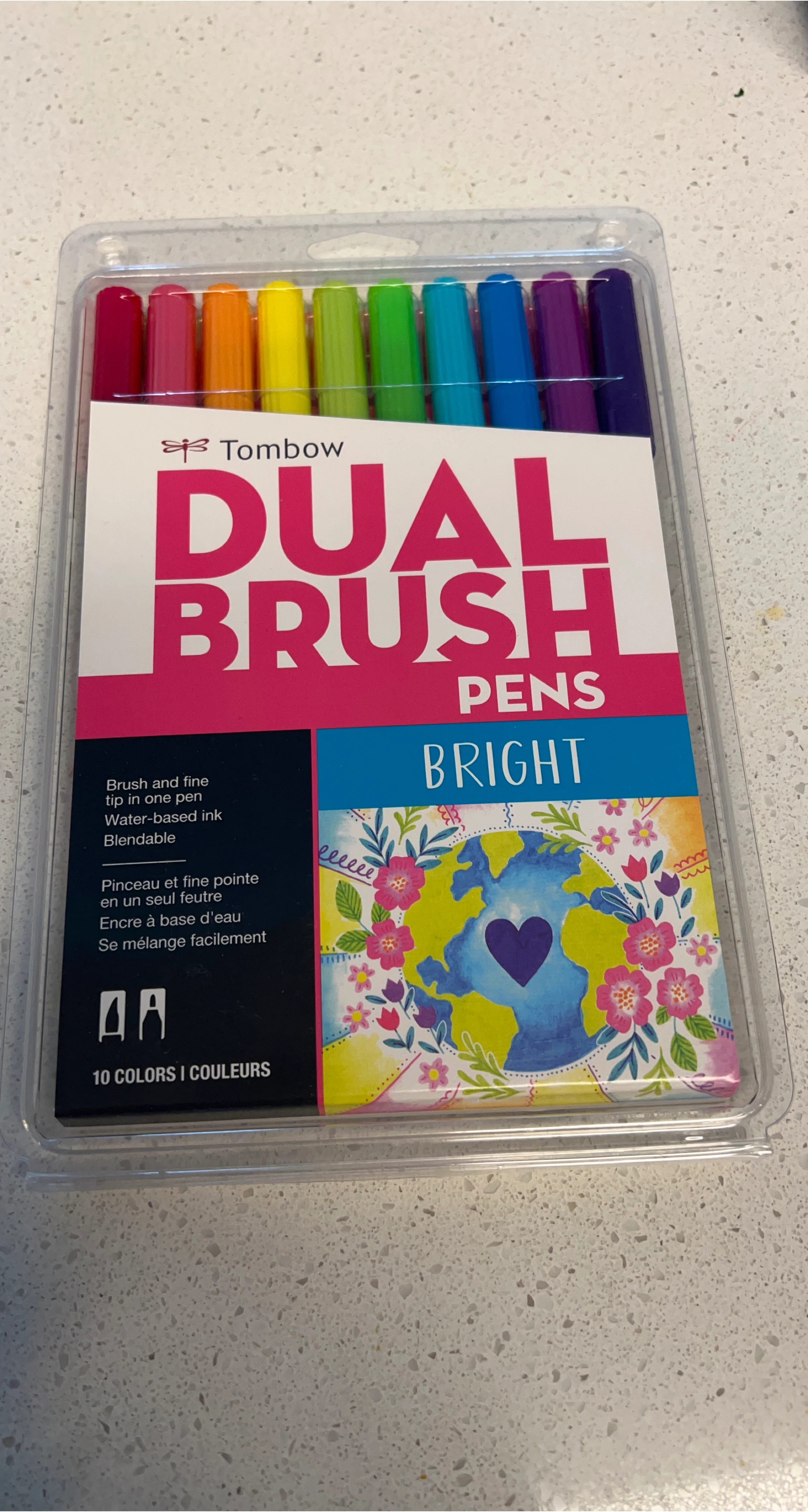 Tombow Dual Brush Pens - Bright Set - 10 Colors 🌱