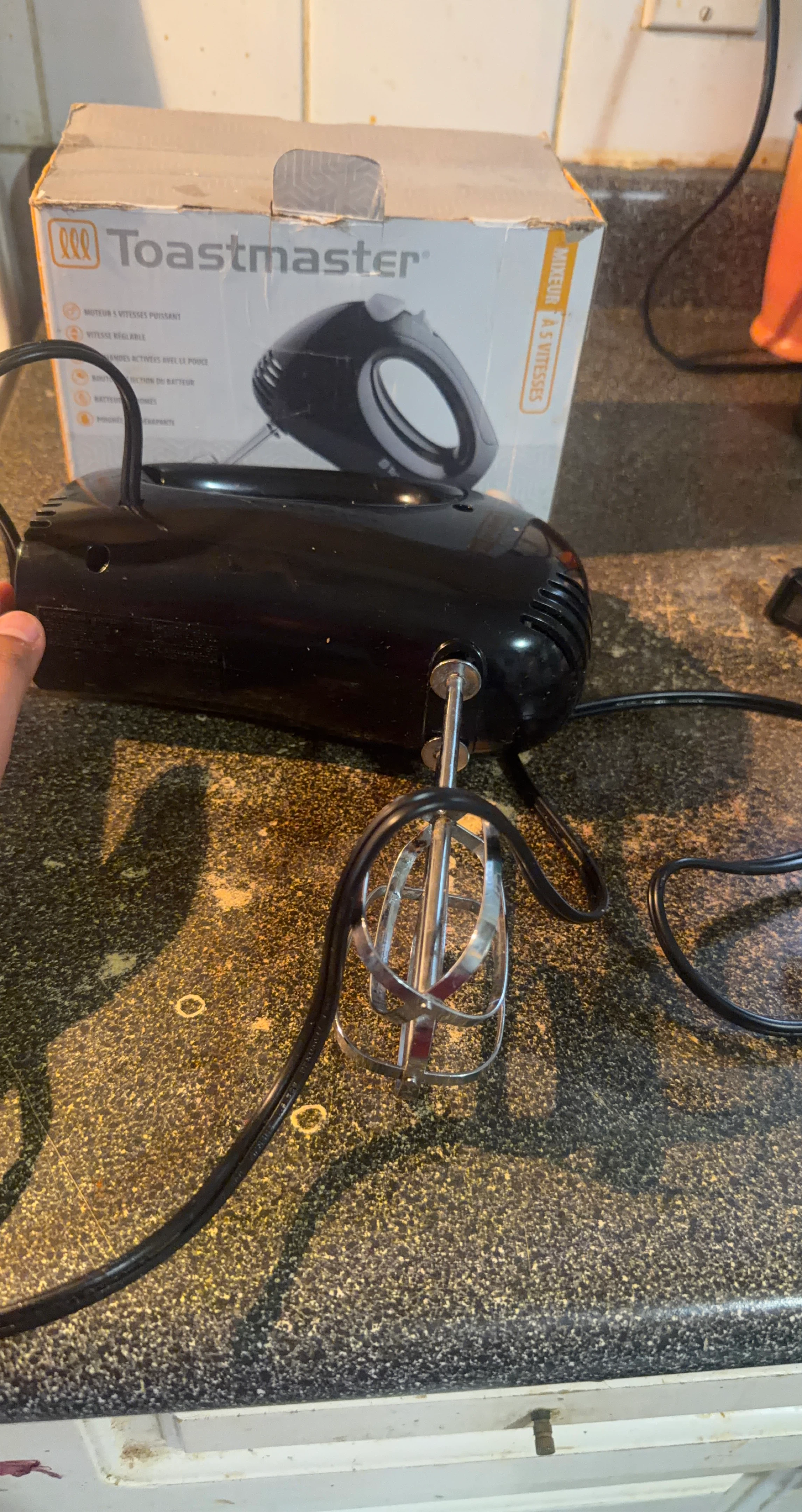 Toastmaster 5-Speed Hand Mixer