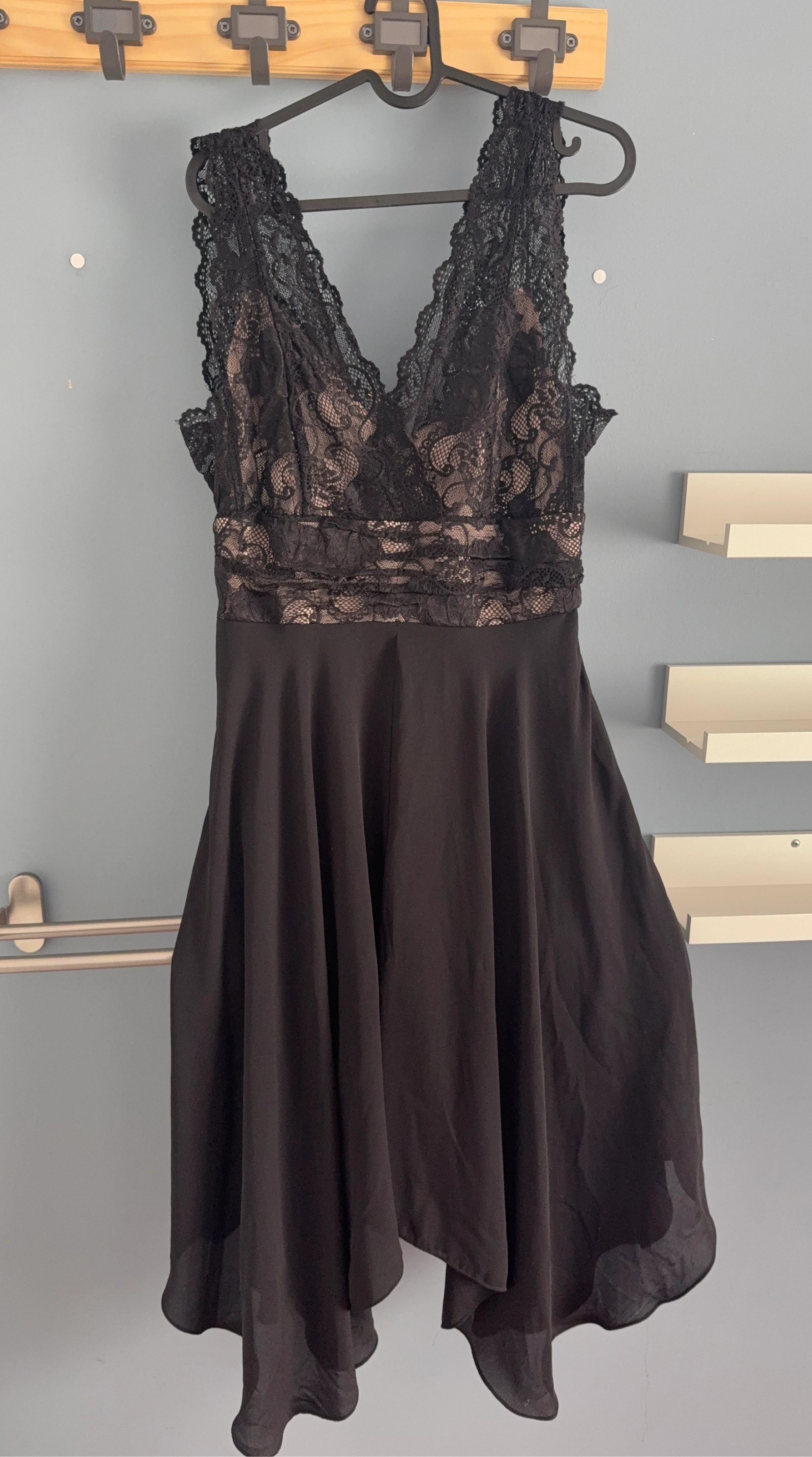 Ivanka Trump Black Lace Dress Size 8