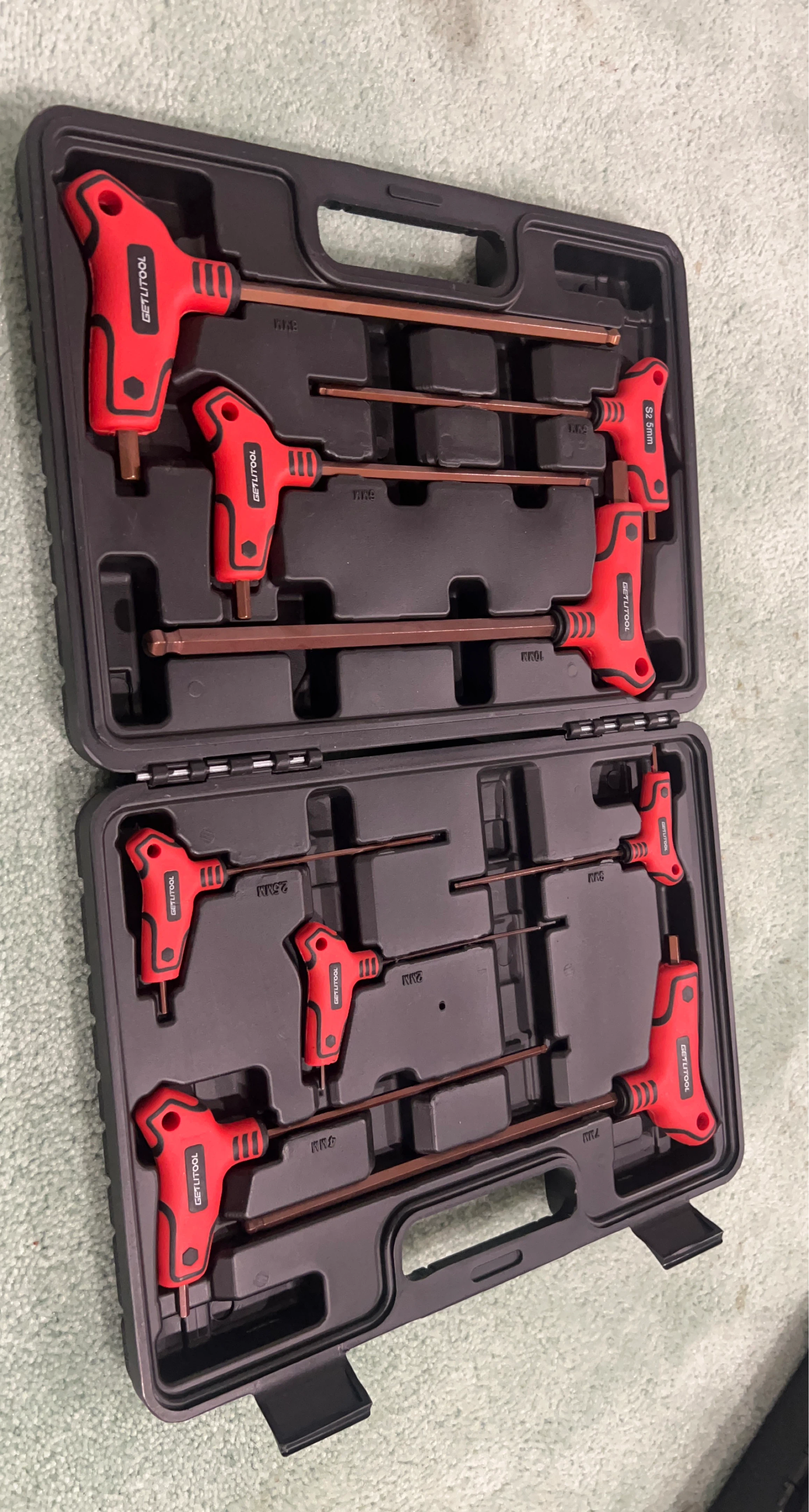 GETLITOOL T-Handle Hex Wrench Set