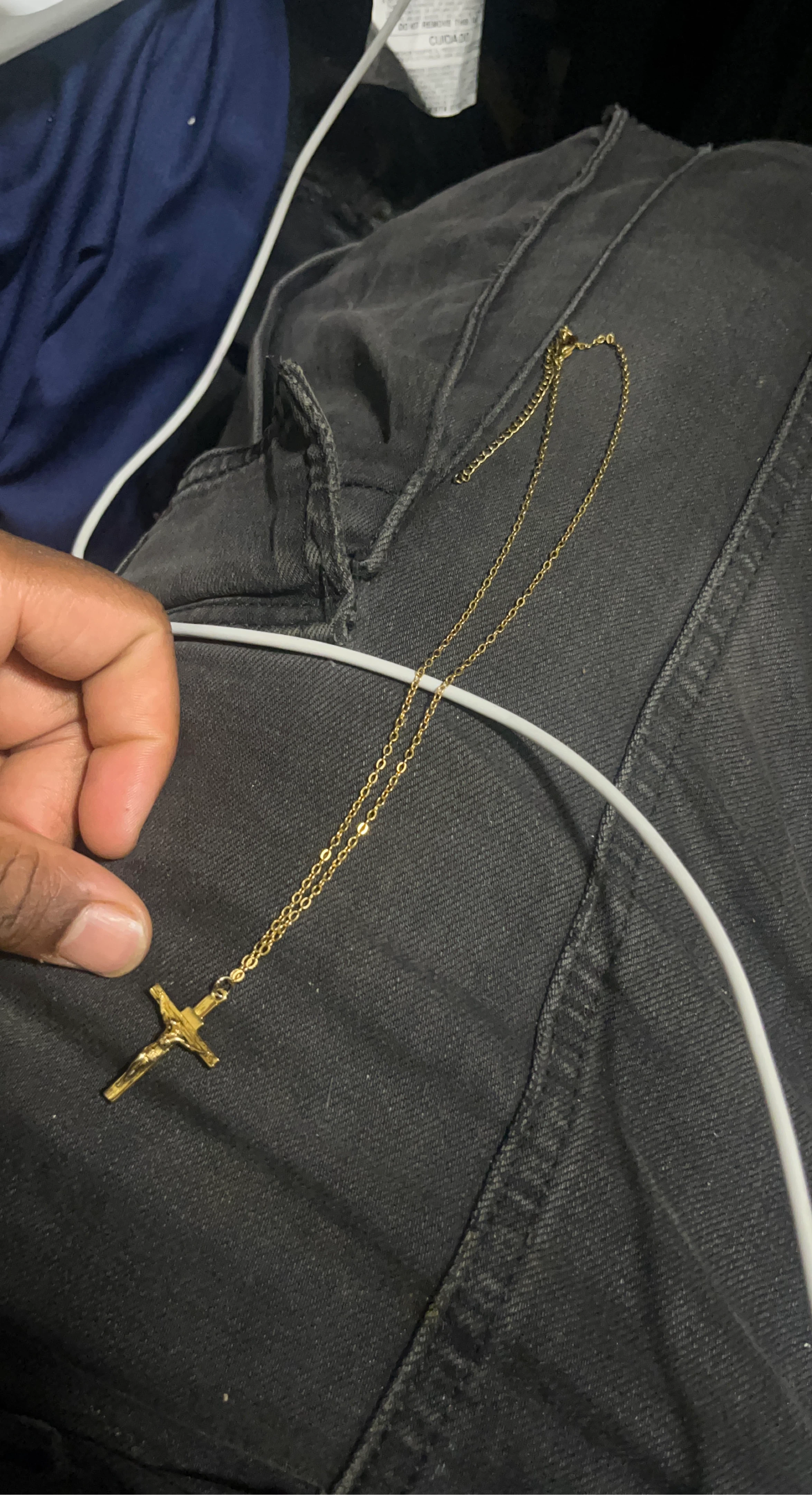 Gold Crucifix Necklace