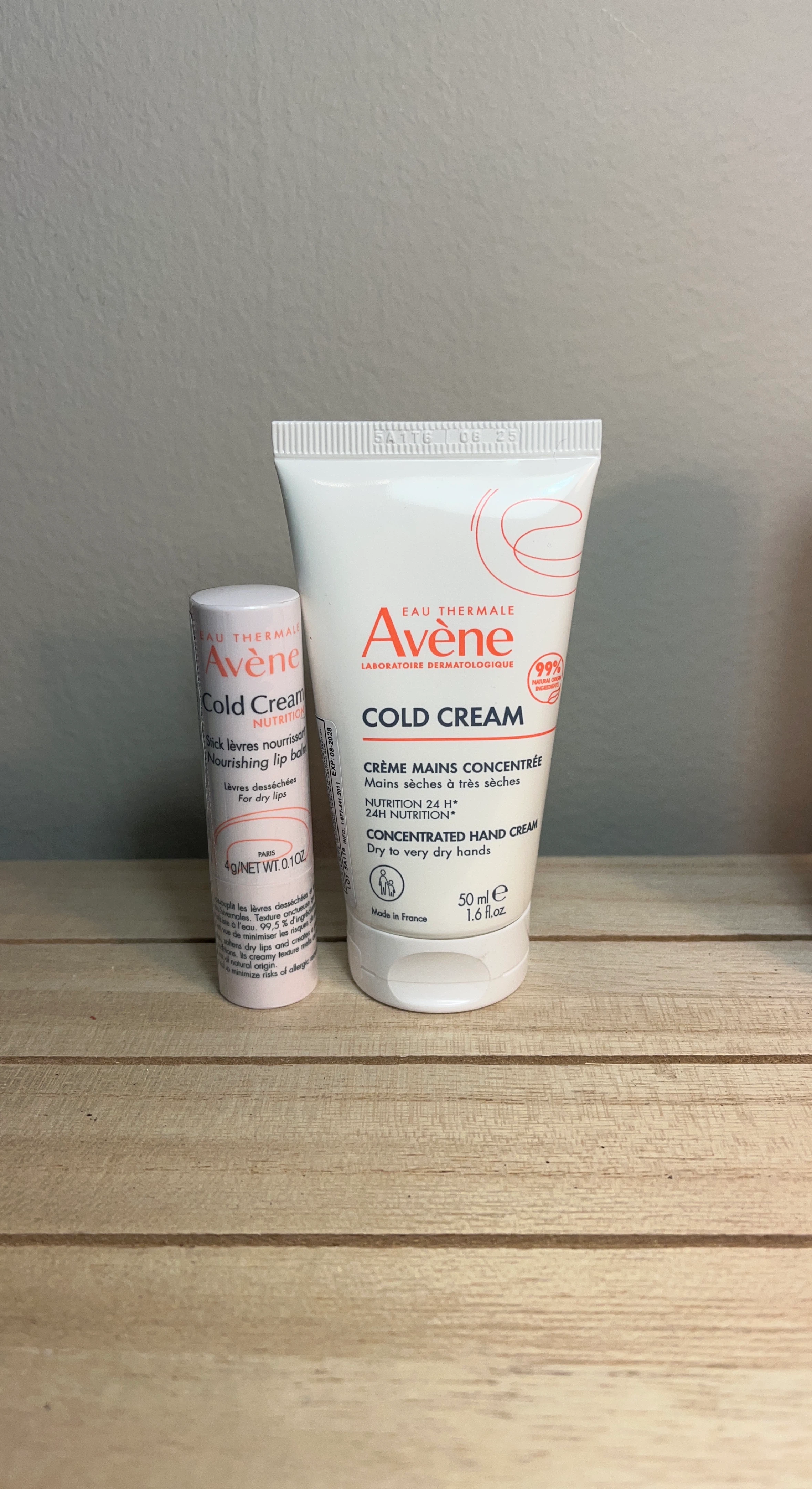 Avène Cold Cream Hand Cream & Lip Balm Set