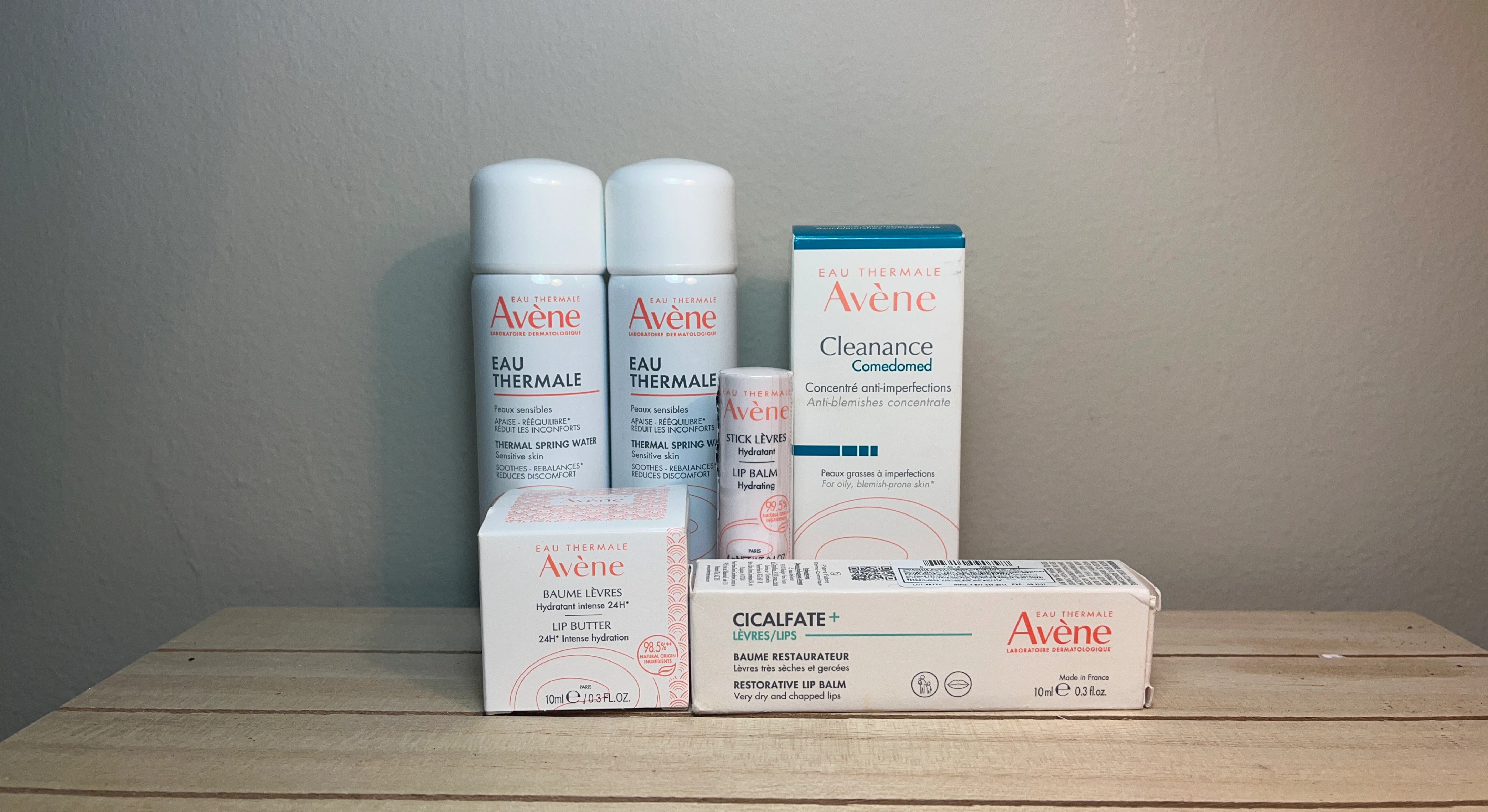 Avène Thermal Spring Water, Lip Butter & Lip Balms Lot