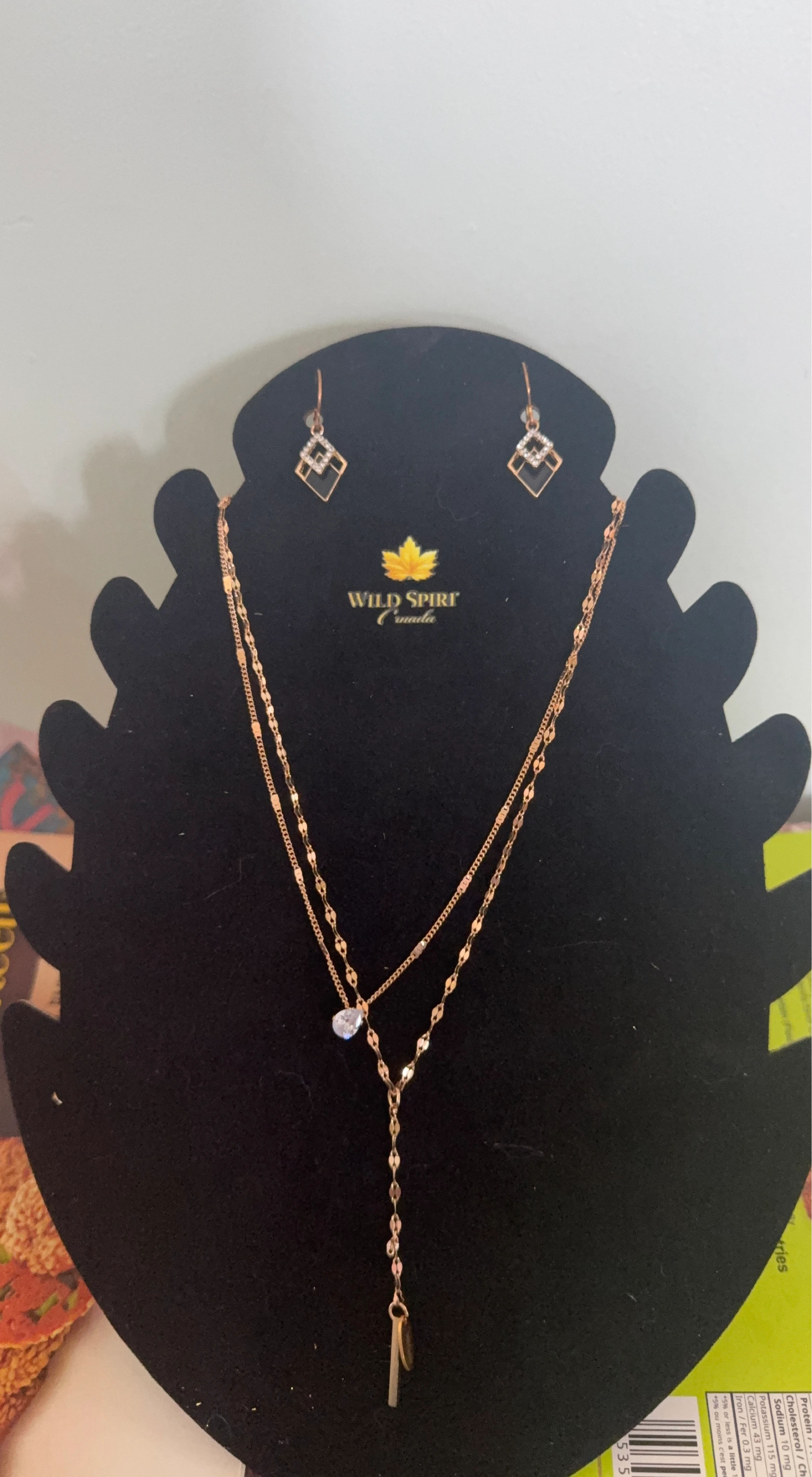 Handmade Necklace and Earring Set