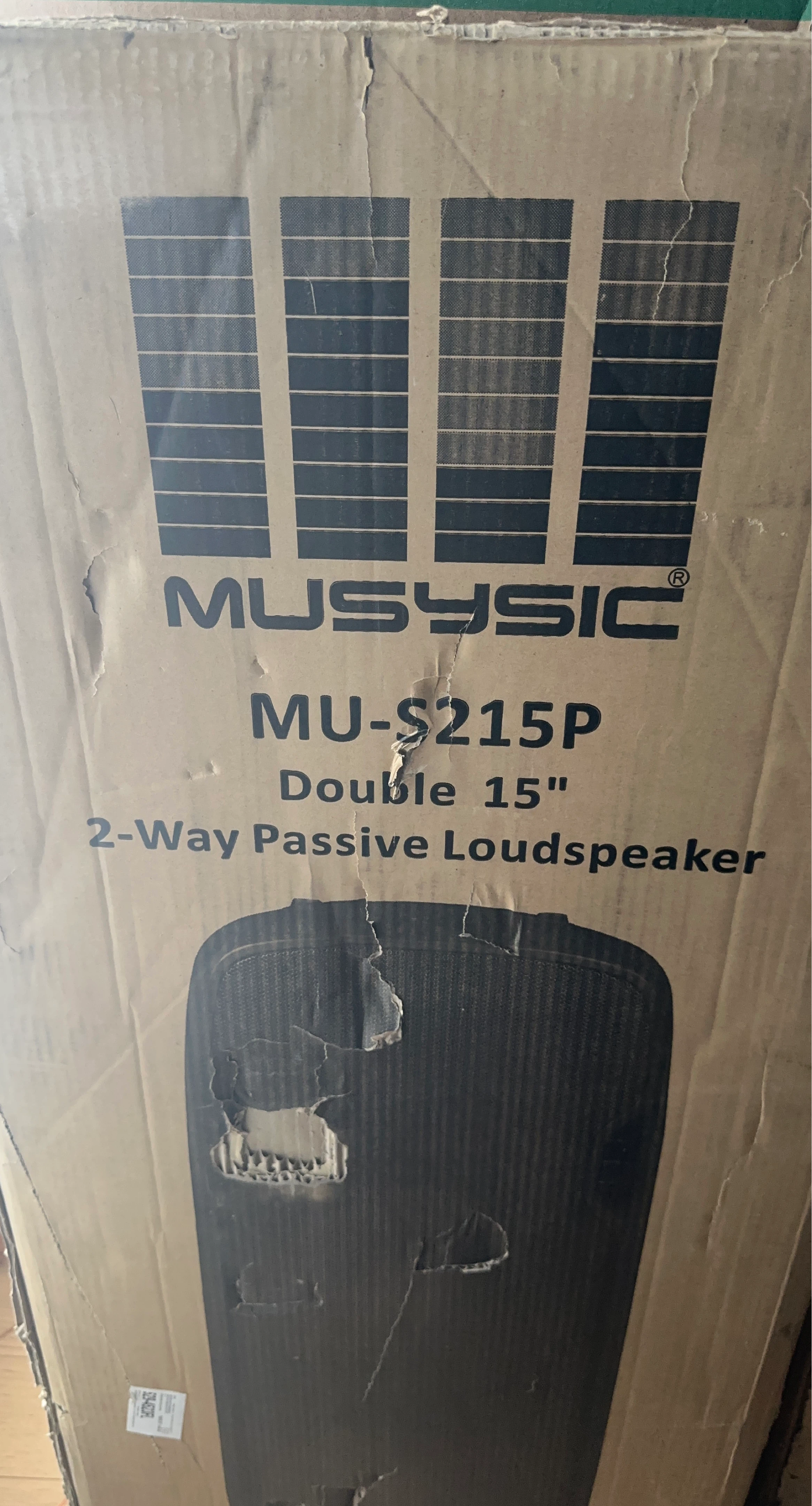 MUSYSIC MU-S215P Double 15" 2-Way Passive Loudspeaker