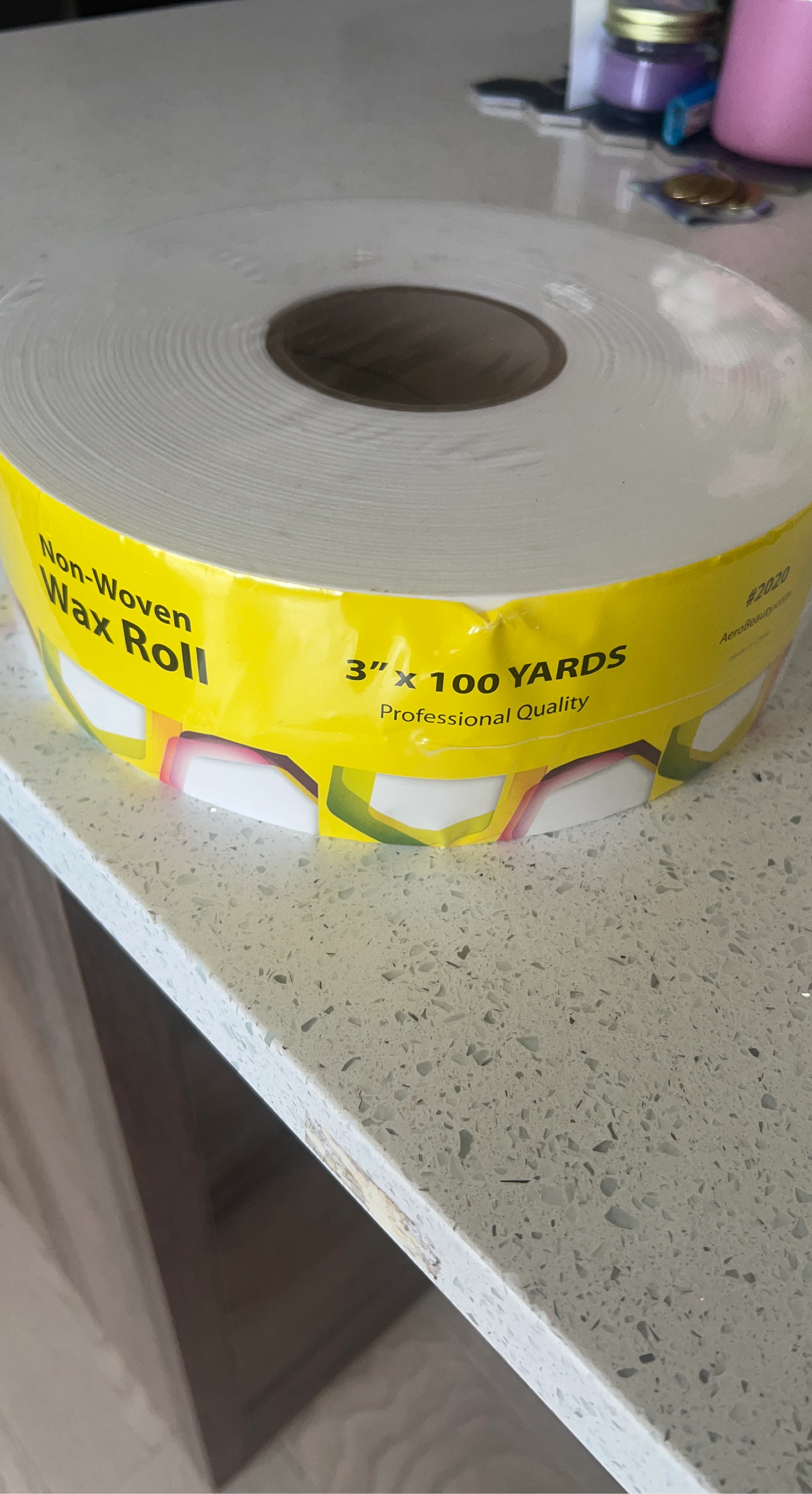 Non-Woven Wax Roll - 3" x 100 Yards