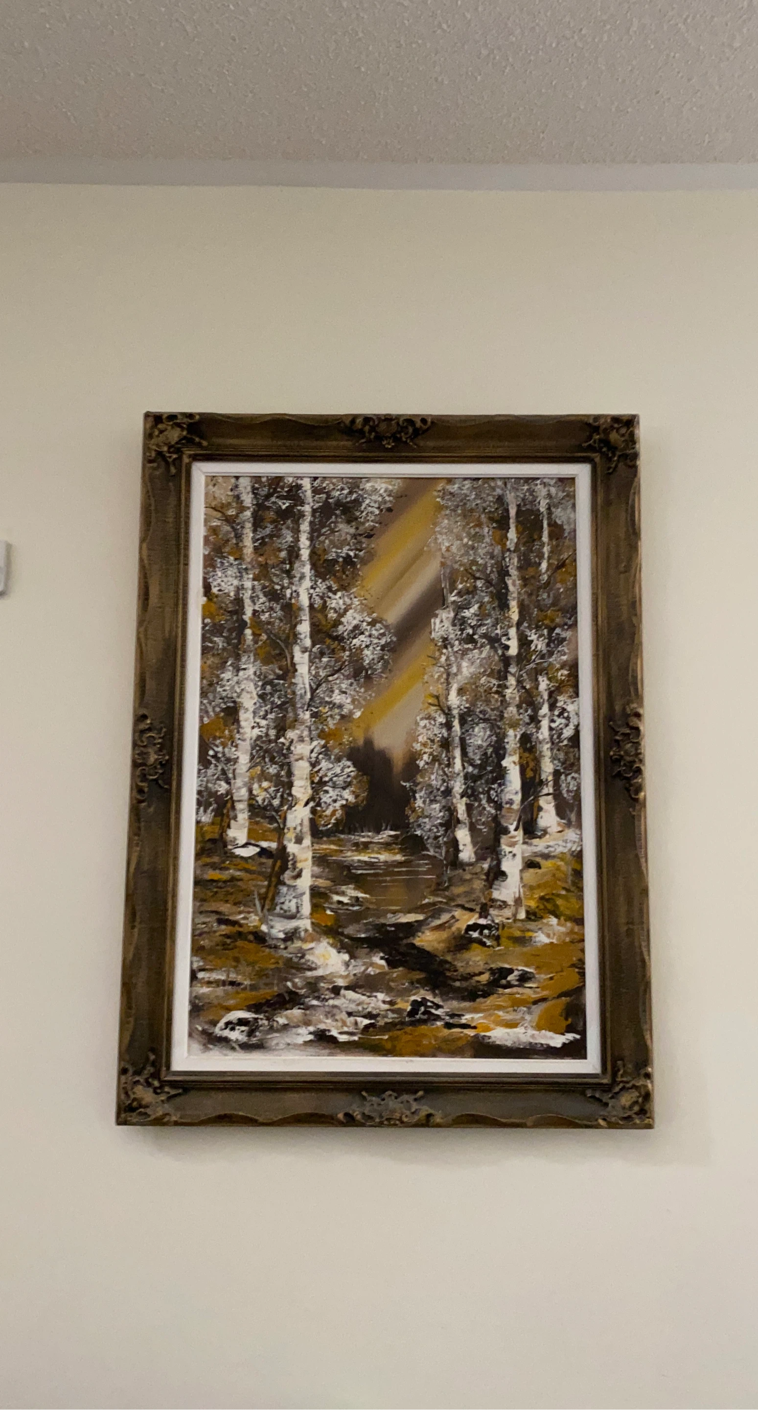 Birch Tree Forest Framed Wall Art