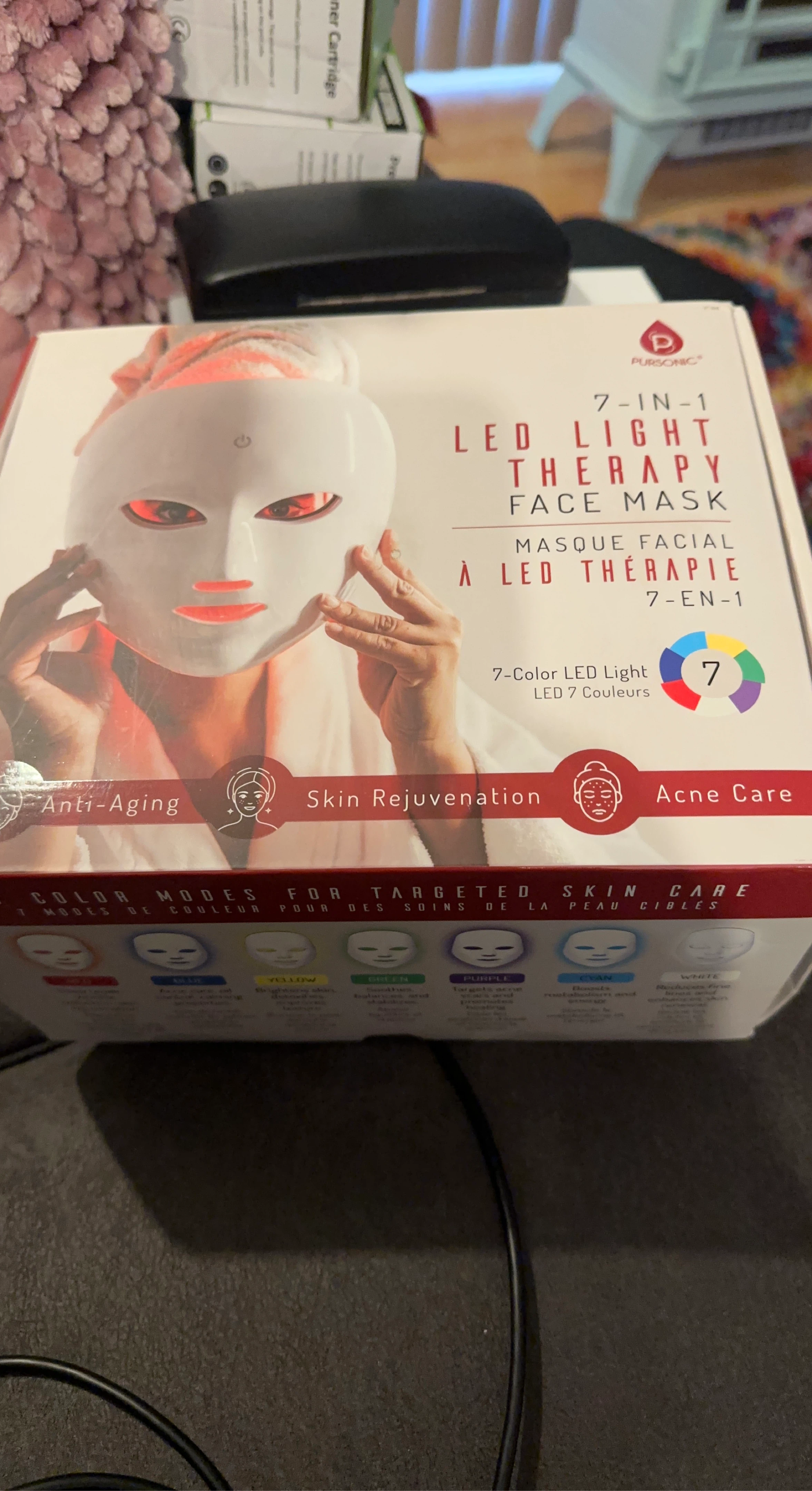 Pursonic 7-in-1 LED Light Therapy Face Mask