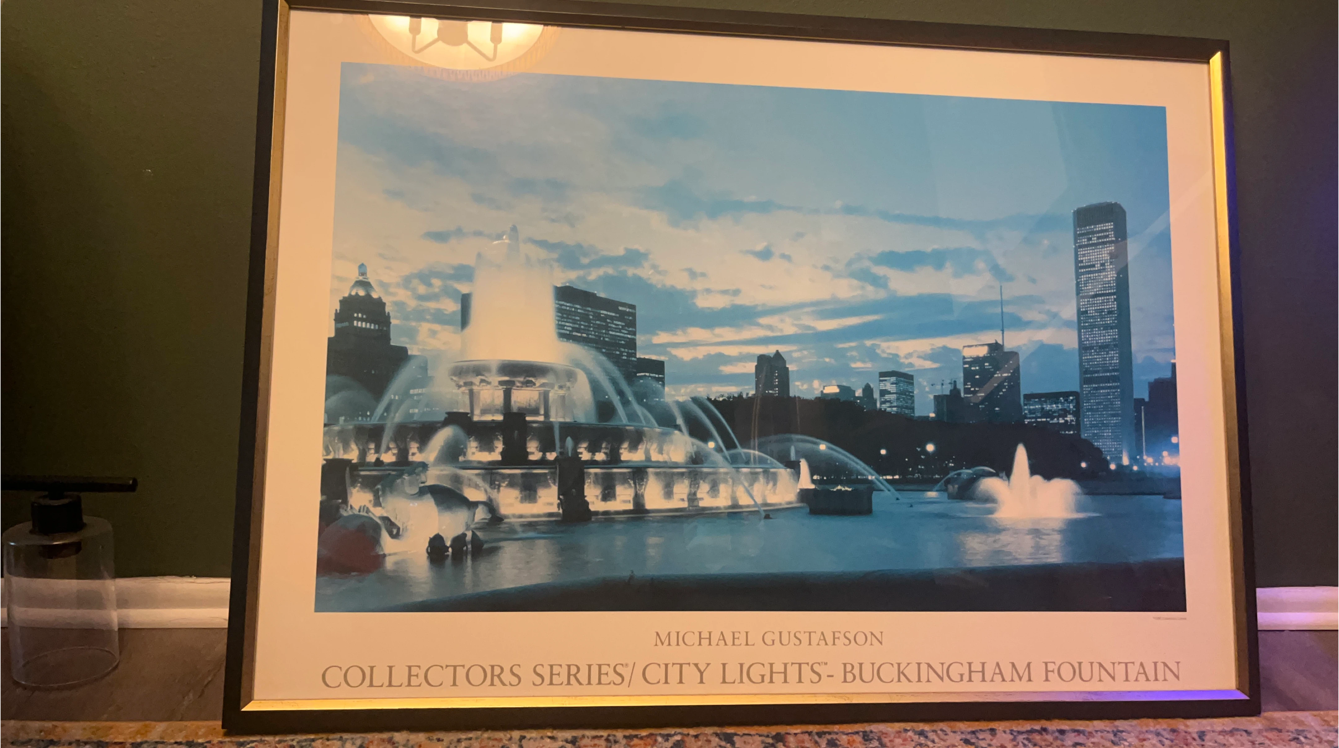 Michael Gustafson Collectors Series Buckingham Fountain Print